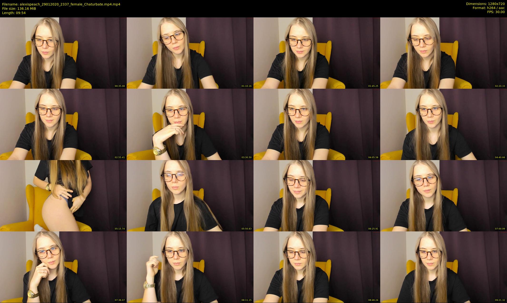 alexispeach — 10 minute Chaturbate female cam show recording, 720p, Jan 29, 2020