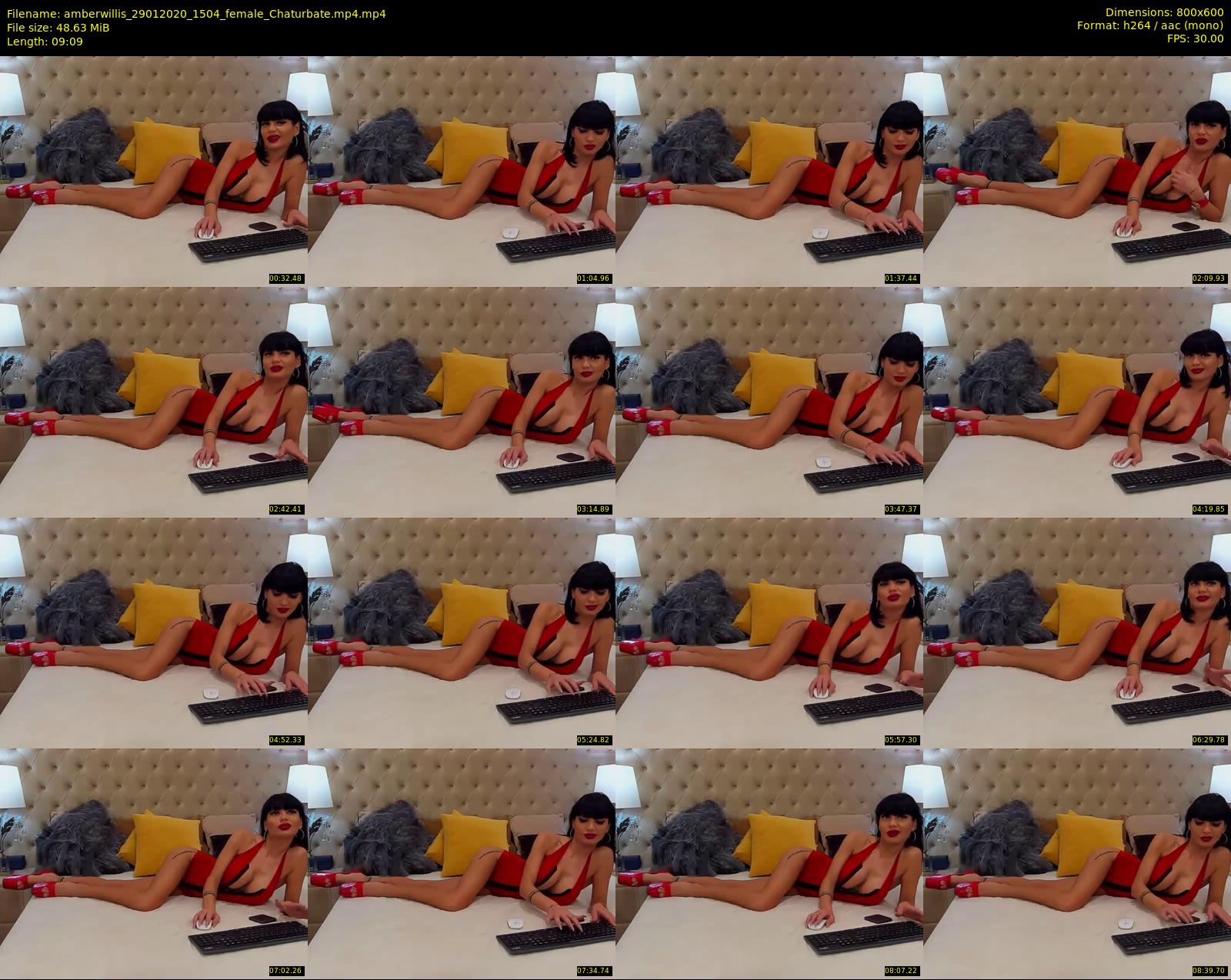 amberwillis — 10 minute Chaturbate female cam show recording, 480p, Jan 29, 2020