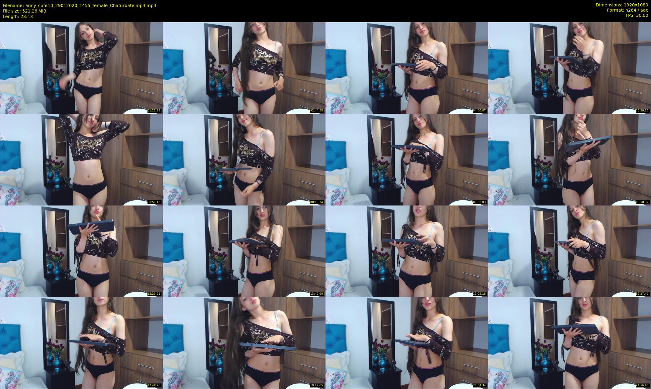 anny_cute10 — 24 minute Chaturbate female cam show recording, 1080p, Jan 29, 2020