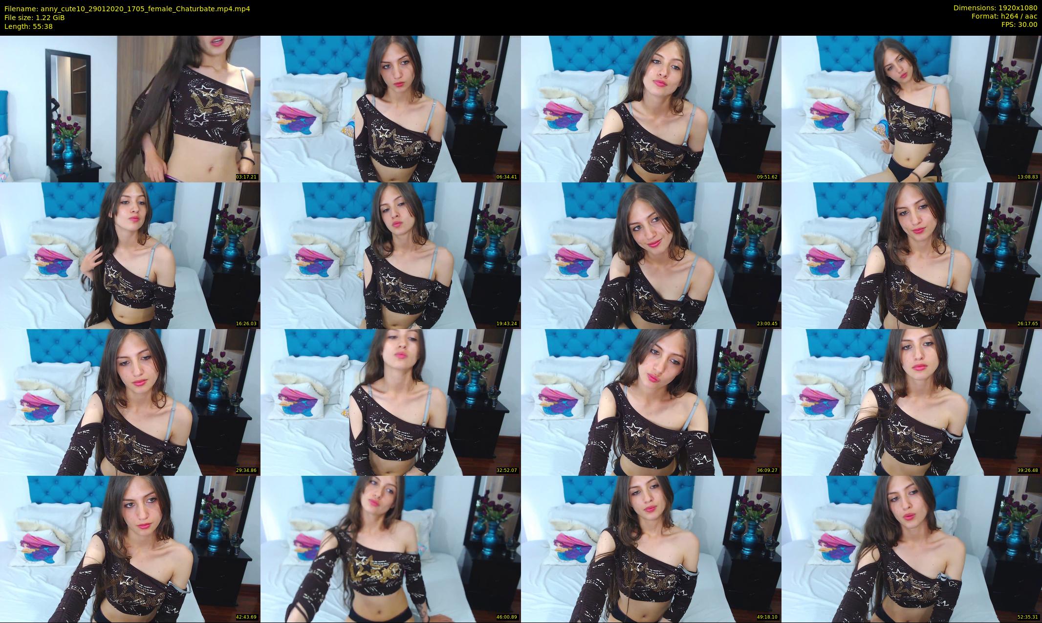 anny_cute10 — 56 minute Chaturbate female cam show recording, 1080p, Jan 29, 2020