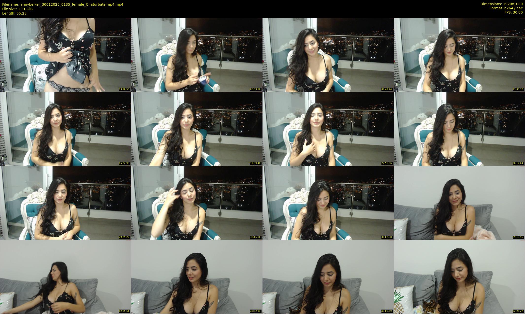 annybeiker — 56 minute Chaturbate female cam show recording, 1080p, Jan 30, 2020