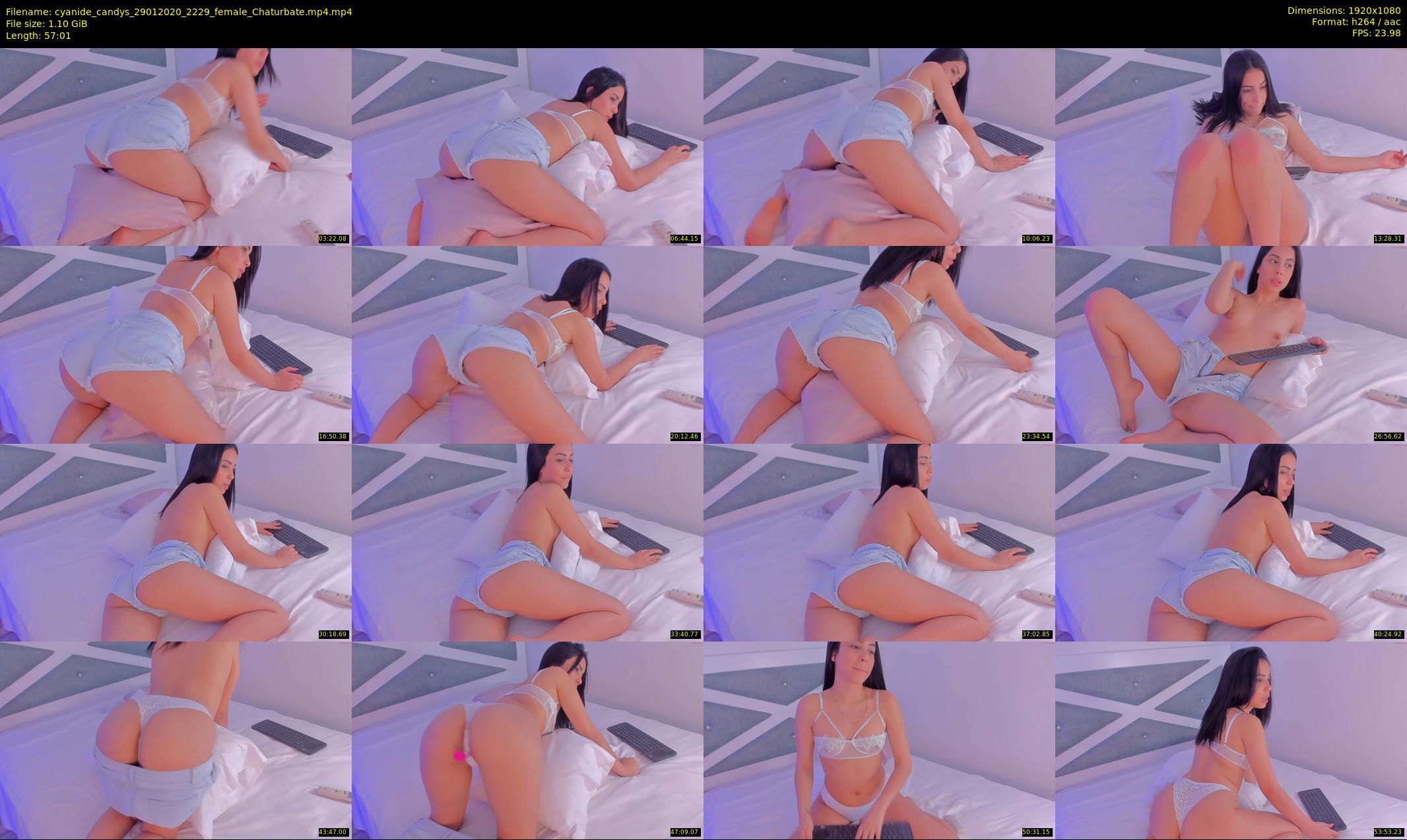 cyanide_candys — 58 minute Chaturbate female cam show recording, 1080p, Jan 29, 2020