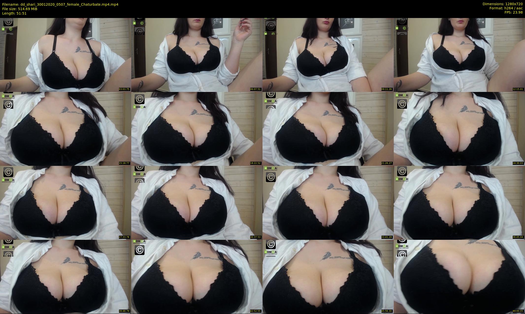 dd_shari — 52 minute Chaturbate female cam show recording, 720p, Jan 30, 2020