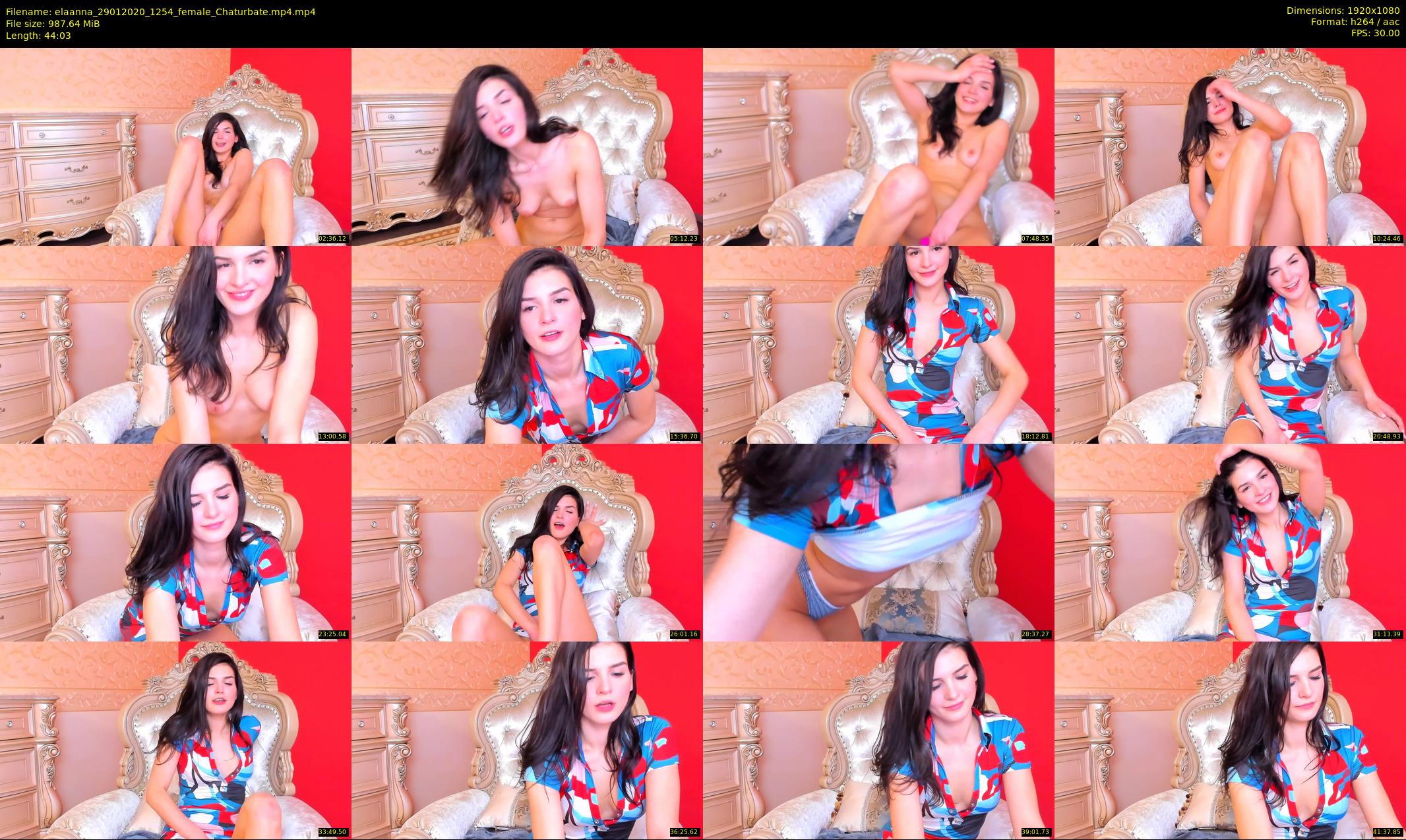 elaanna — 45 minute Chaturbate female cam show recording, 1080p, Jan 29, 2020