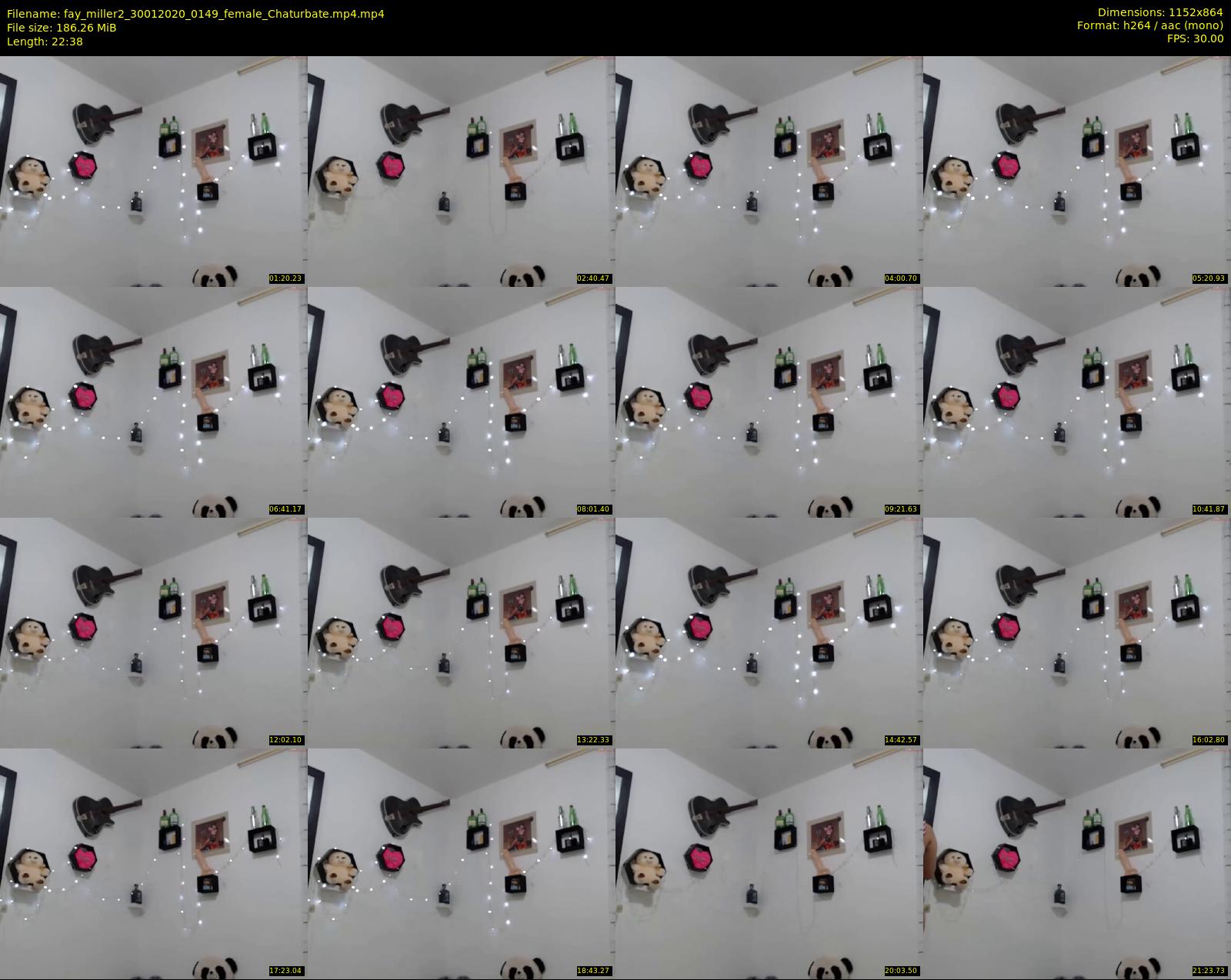 fay_miller2 — 23 minute Chaturbate female cam show recording, 720p, Jan 30, 2020