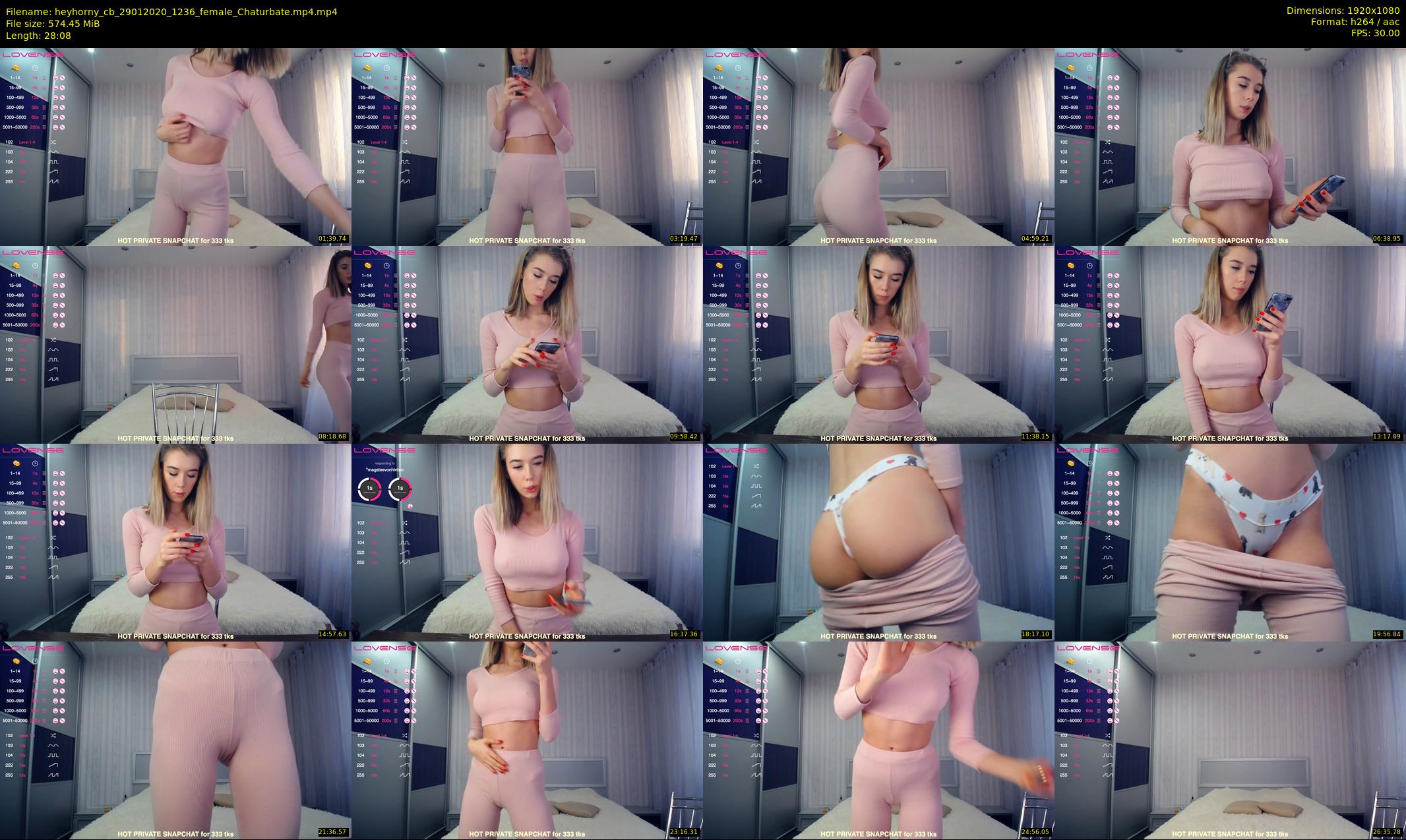 heyhorny_cb — 29 minute Chaturbate couple cam show recording, 1080p, Jan 29, 2020