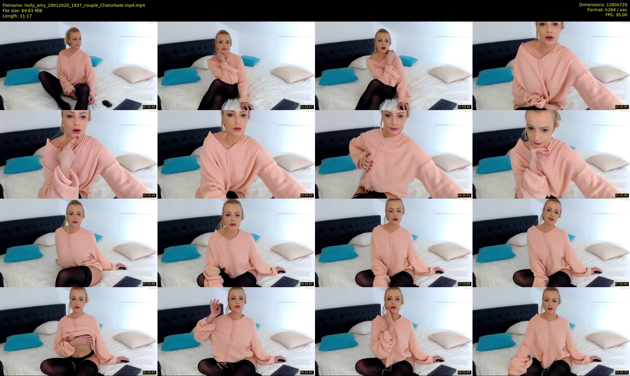 holly_amy — 12 minute Chaturbate couple cam show recording, 720p, Jan 29, 2020