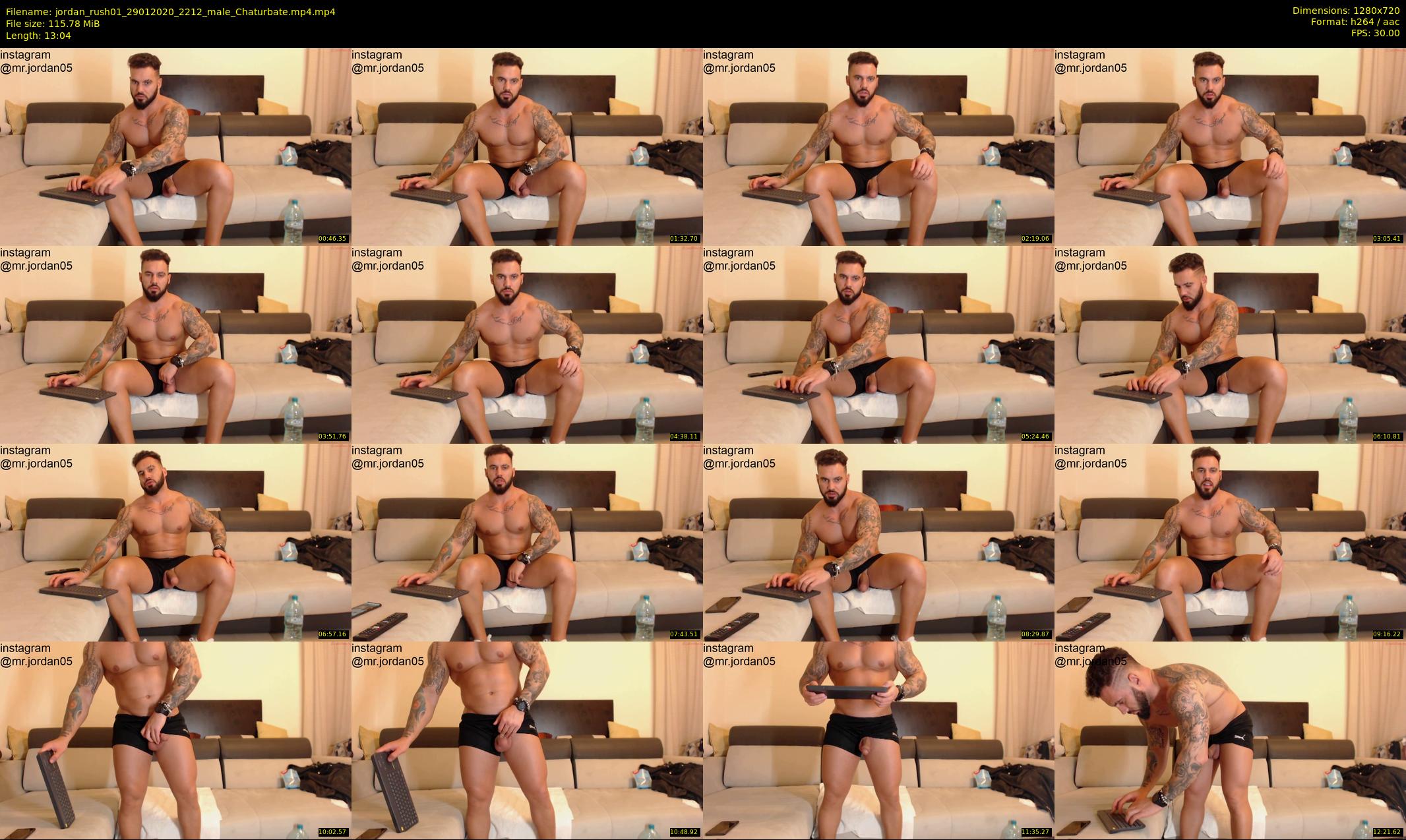 jordan_rush01 — 14 minute Chaturbate male cam show recording, 720p, Jan 29, 2020