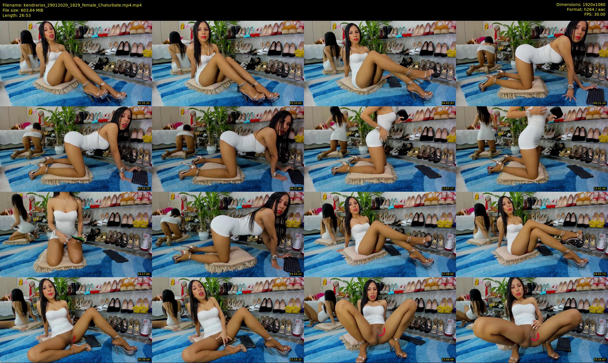 kendrarios — 27 minute Chaturbate female cam show recording, 1080p, Jan 29, 2020