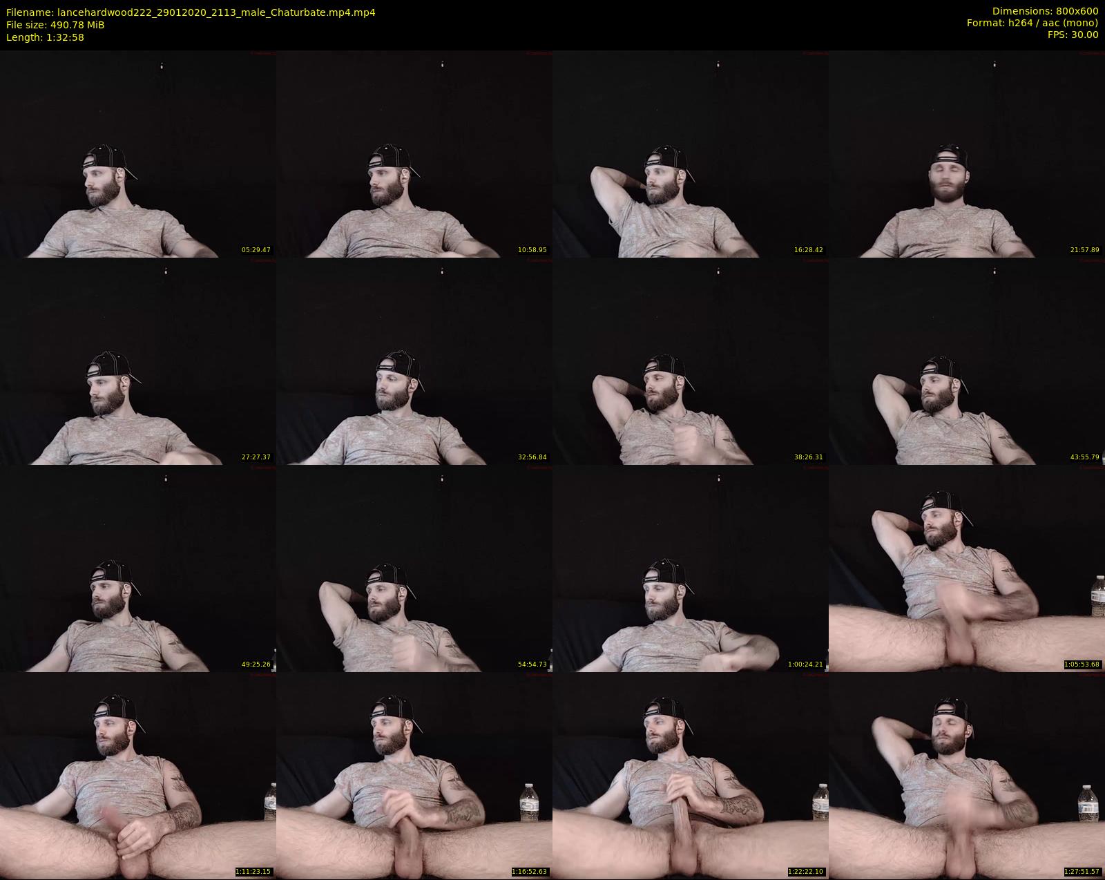 lancehardwood222 — 93 minute Chaturbate male cam show recording, 480p, Jan 29, 2020
