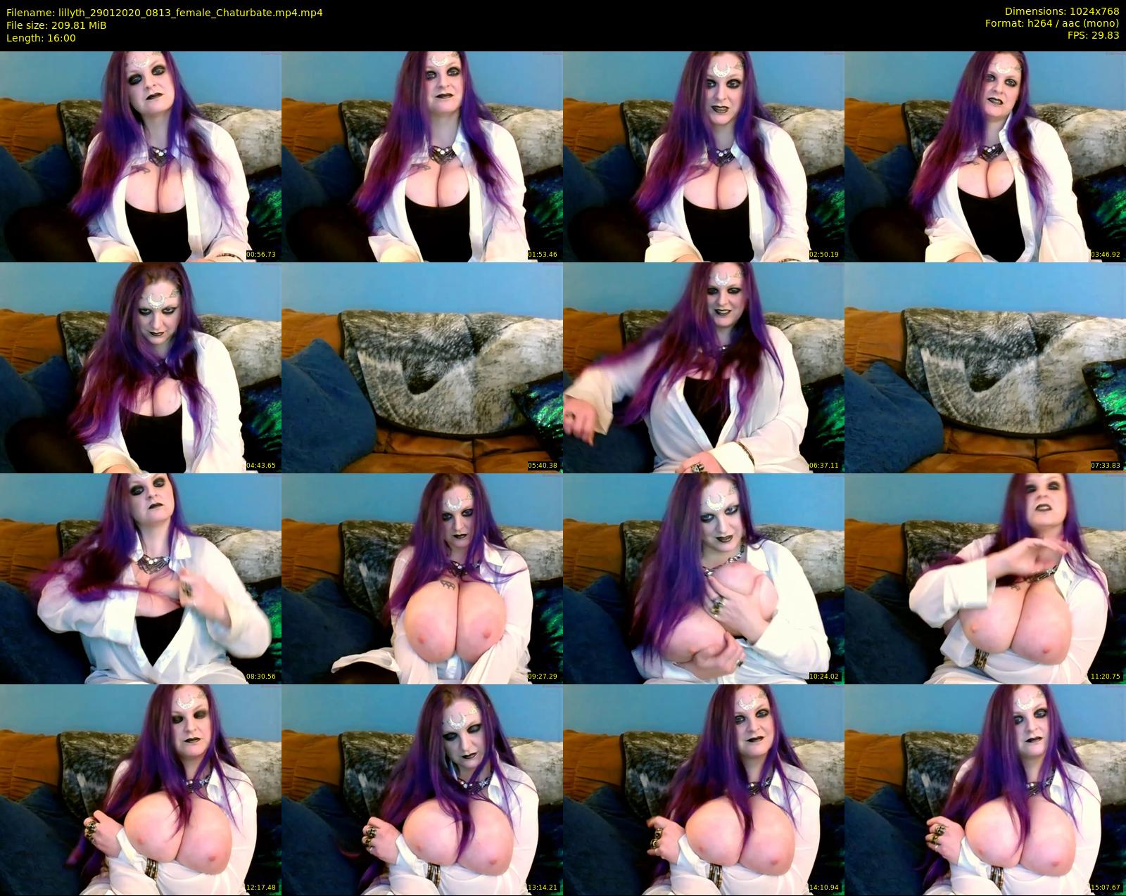 lillyth — 16 minute Chaturbate female cam show recording, 720p, Jan 29, 2020