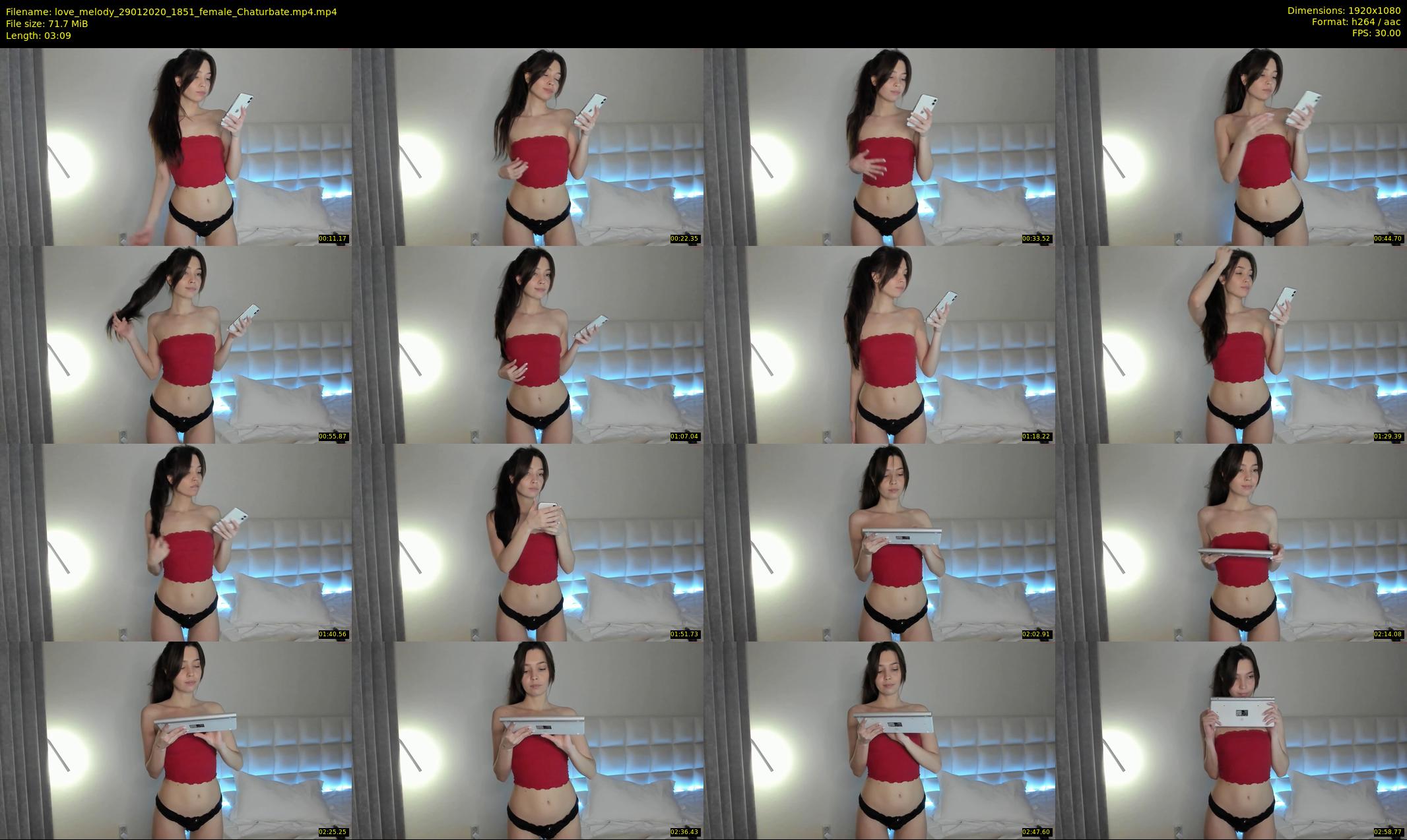 love_melody — 4 minute Chaturbate female cam show recording, 1080p, Jan 29, 2020