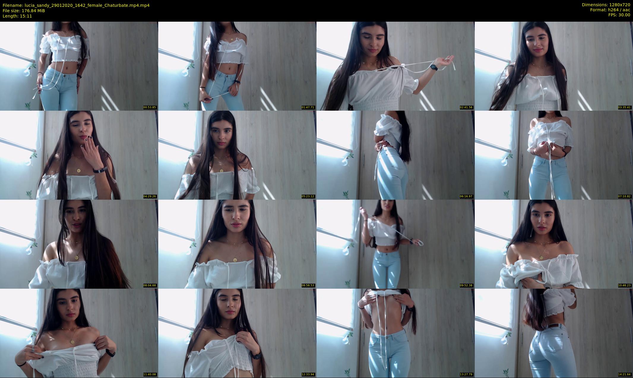 lucia_sandy — 16 minute Chaturbate female cam show recording, 720p, Jan 29, 2020