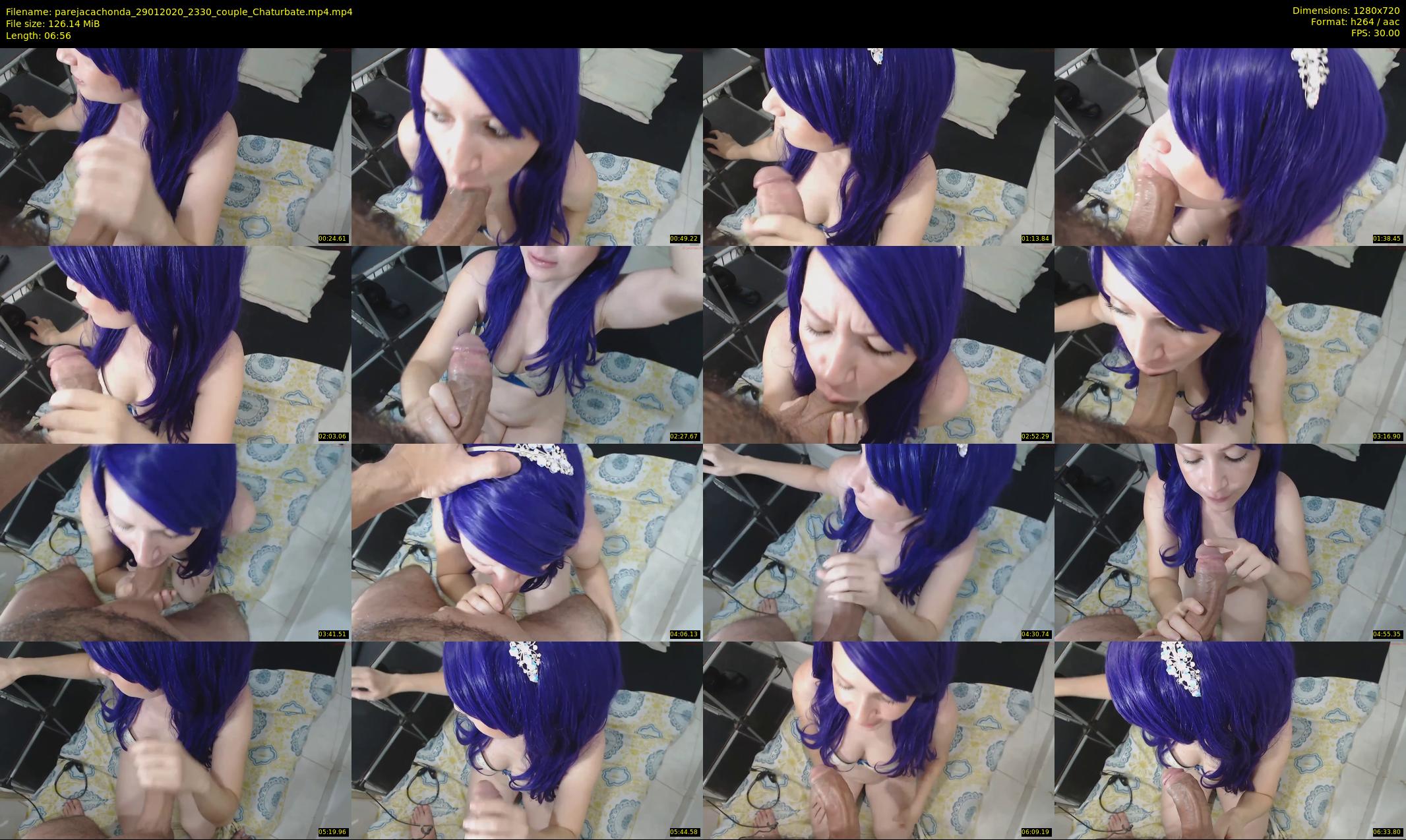 parejacachonda — 7 minute Chaturbate couple cam show recording, 720p, Jan 29, 2020