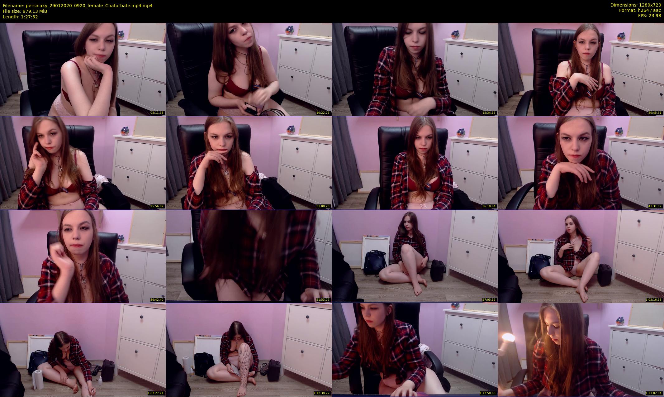 persinaky — 88 minute Chaturbate female cam show recording, 720p, Jan 29, 2020