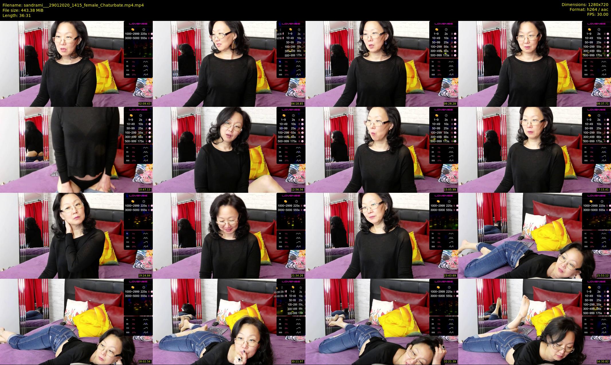 sandrami__ — 37 minute Chaturbate female cam show recording, 720p, Jan 29, 2020