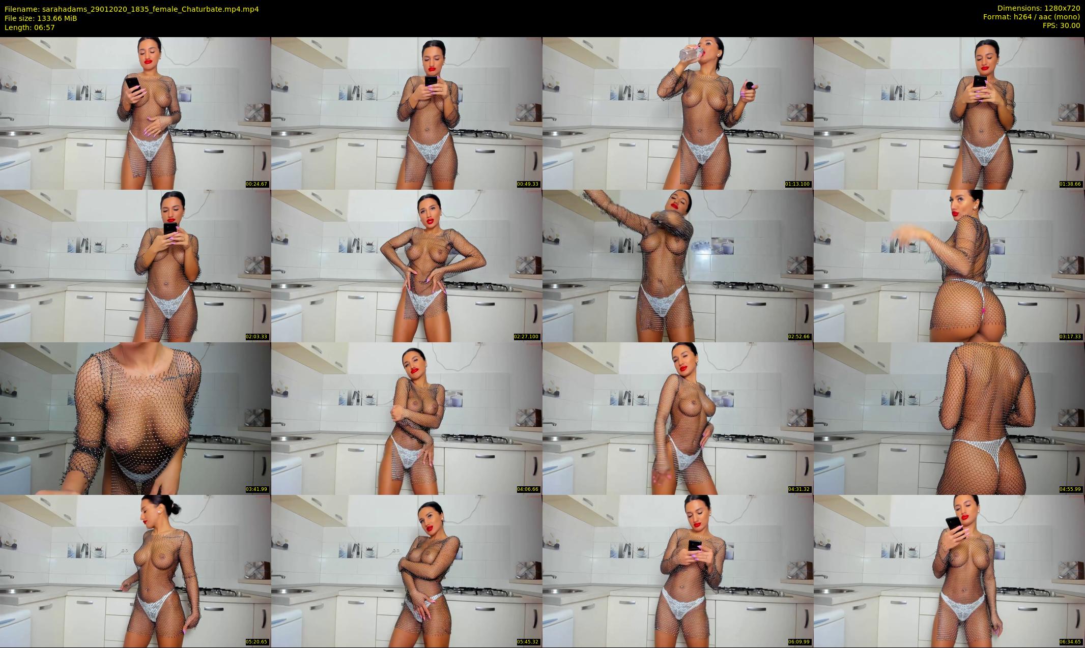 sarahadams — 7 minute Chaturbate female cam show recording, 720p, Jan 29, 2020