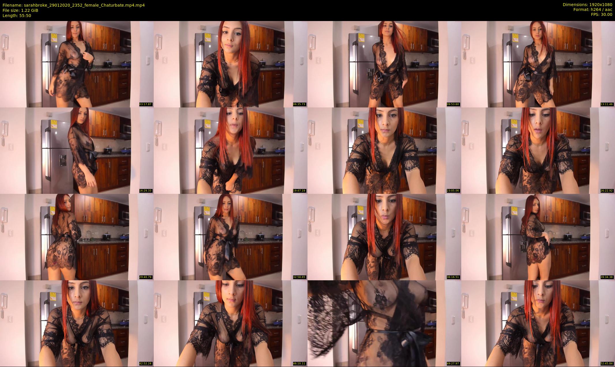 sarahbroke — 56 minute Chaturbate female cam show recording, 1080p, Jan 29, 2020