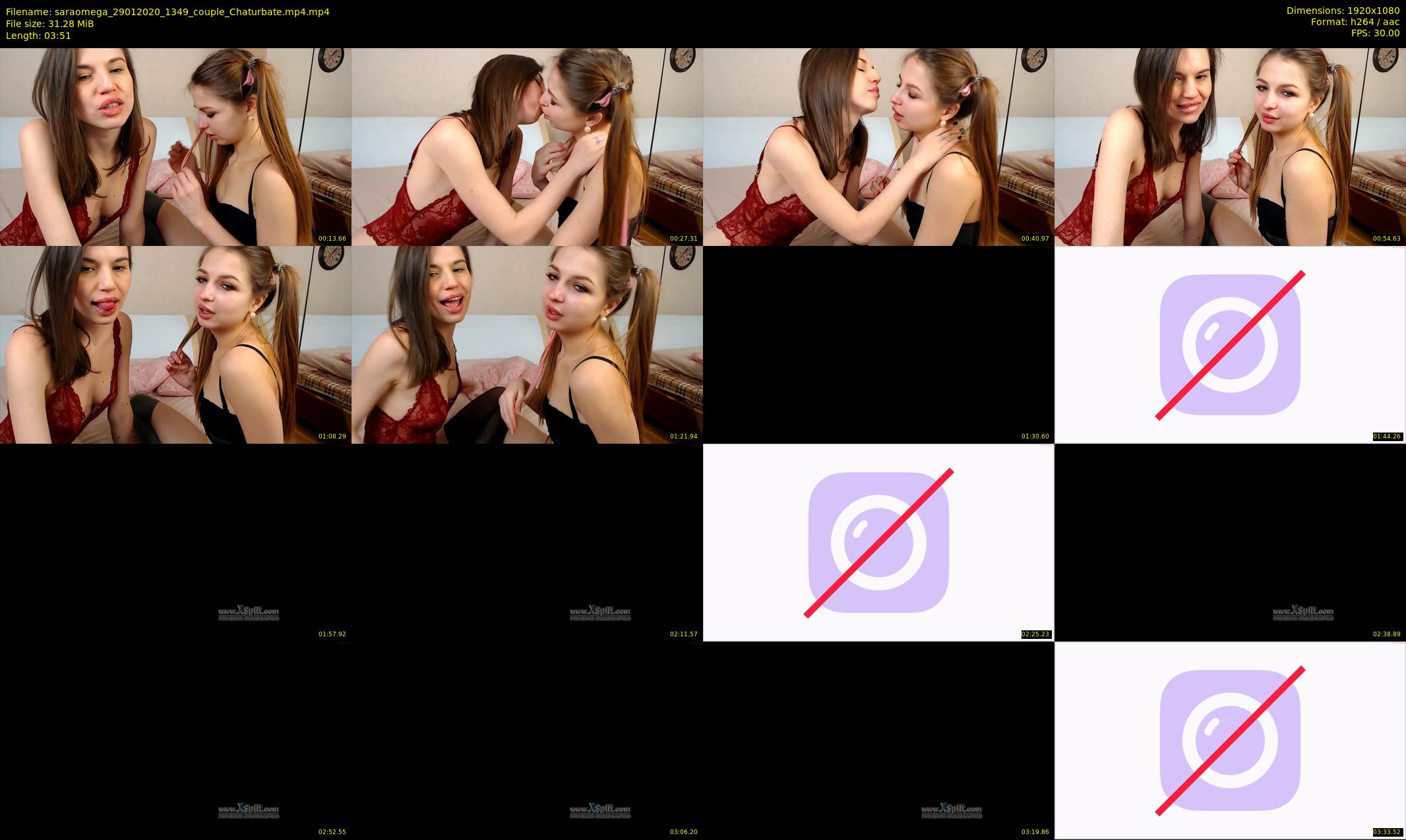 saraomega — 4 minute Chaturbate couple cam show recording, 1080p, Jan 29, 2020