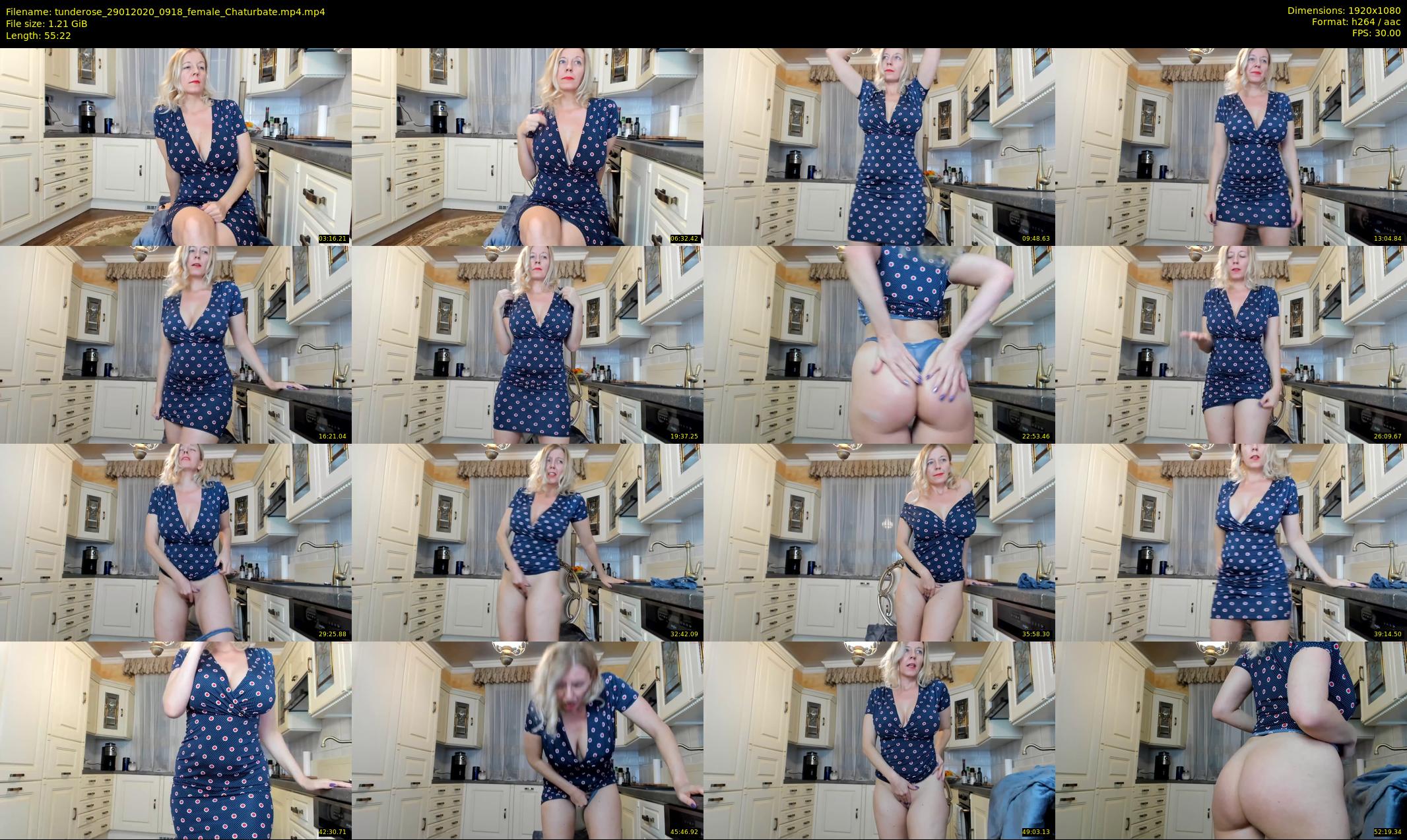 tunderose — 56 minute Chaturbate female cam show recording, 1080p, Jan 29, 2020