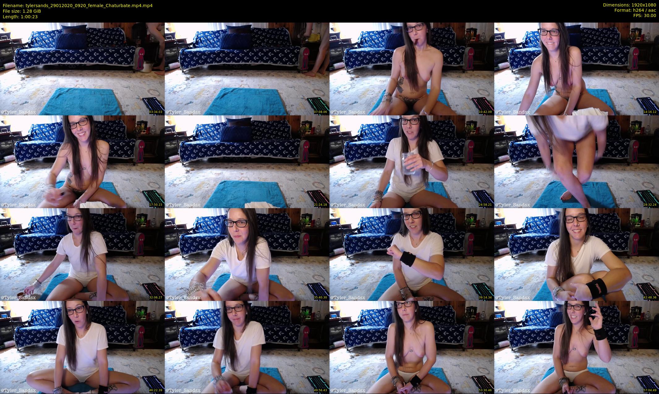 tylersands — 61 minute Chaturbate female cam show recording, 1080p, Jan 29, 2020