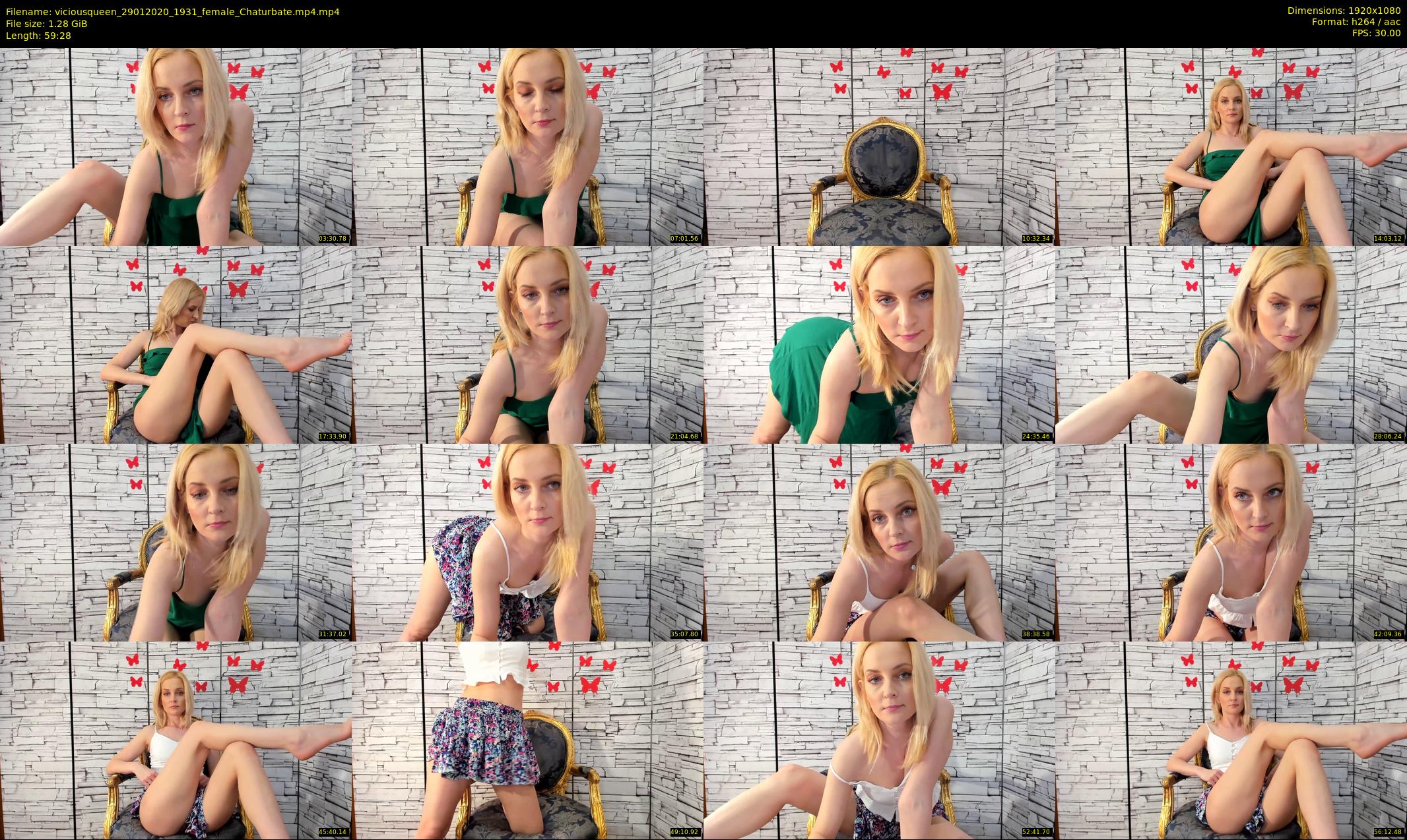 viciousqueen — 60 minute Chaturbate female cam show recording, 1080p, Jan 29, 2020