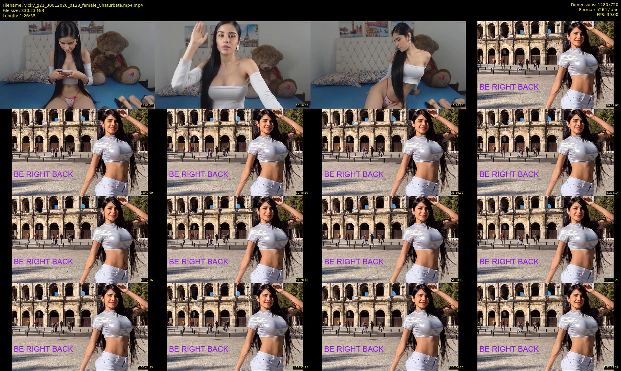 vicky_g21 — 87 minute Chaturbate female cam show recording, 720p, Jan 30, 2020