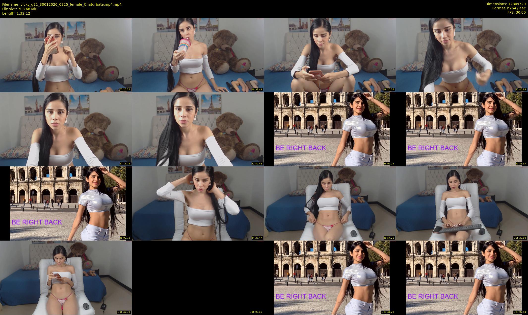 vicky_g21 — 93 minute Chaturbate female cam show recording, 720p, Jan 30, 2020