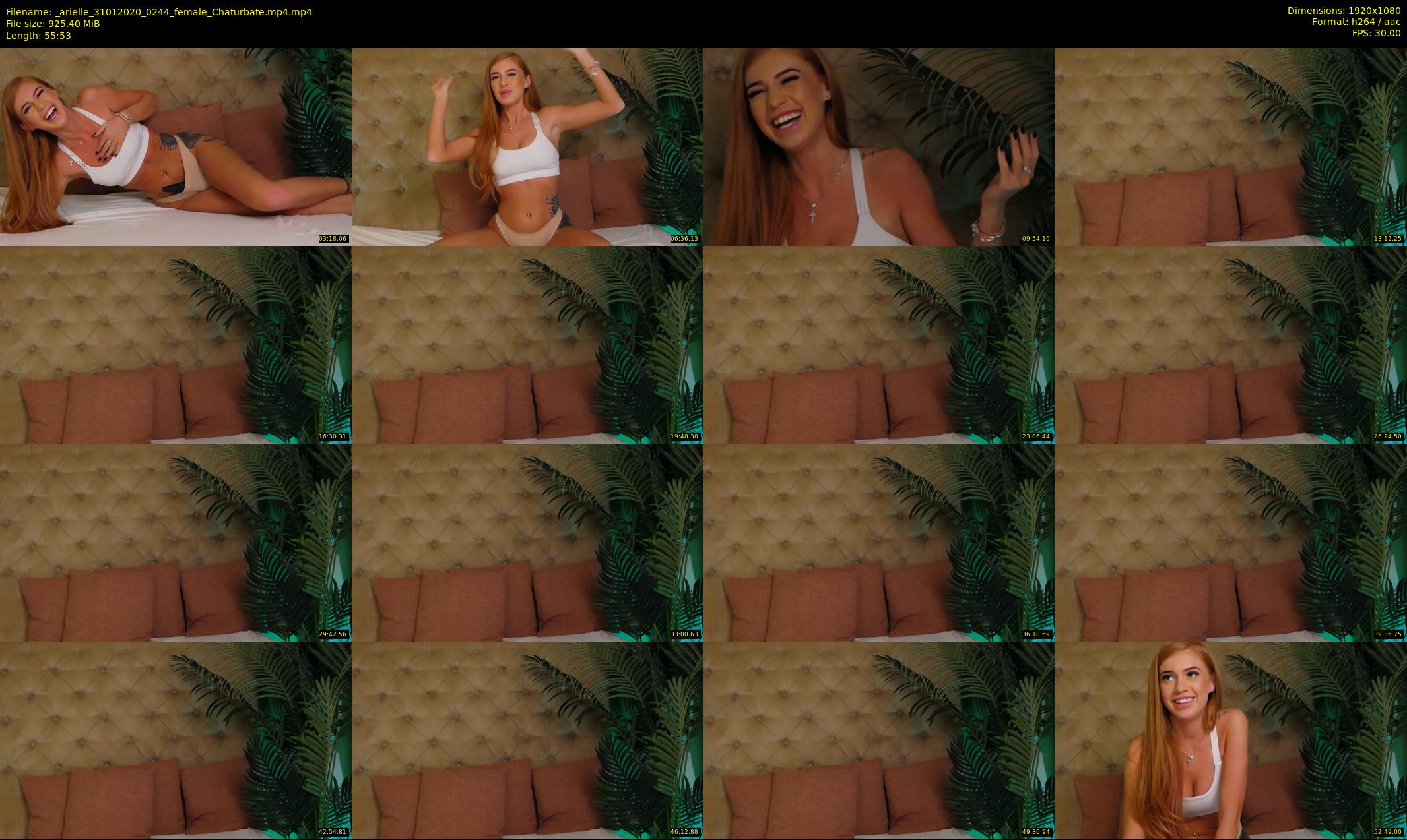 _arielle — 56 minute Chaturbate female cam show recording, 1080p, Jan 31, 2020