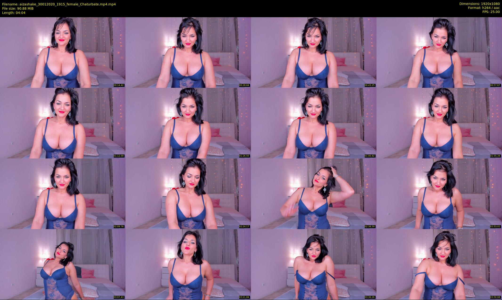 aizashake — 5 minute Chaturbate female cam show recording, 1080p, Jan 30, 2020