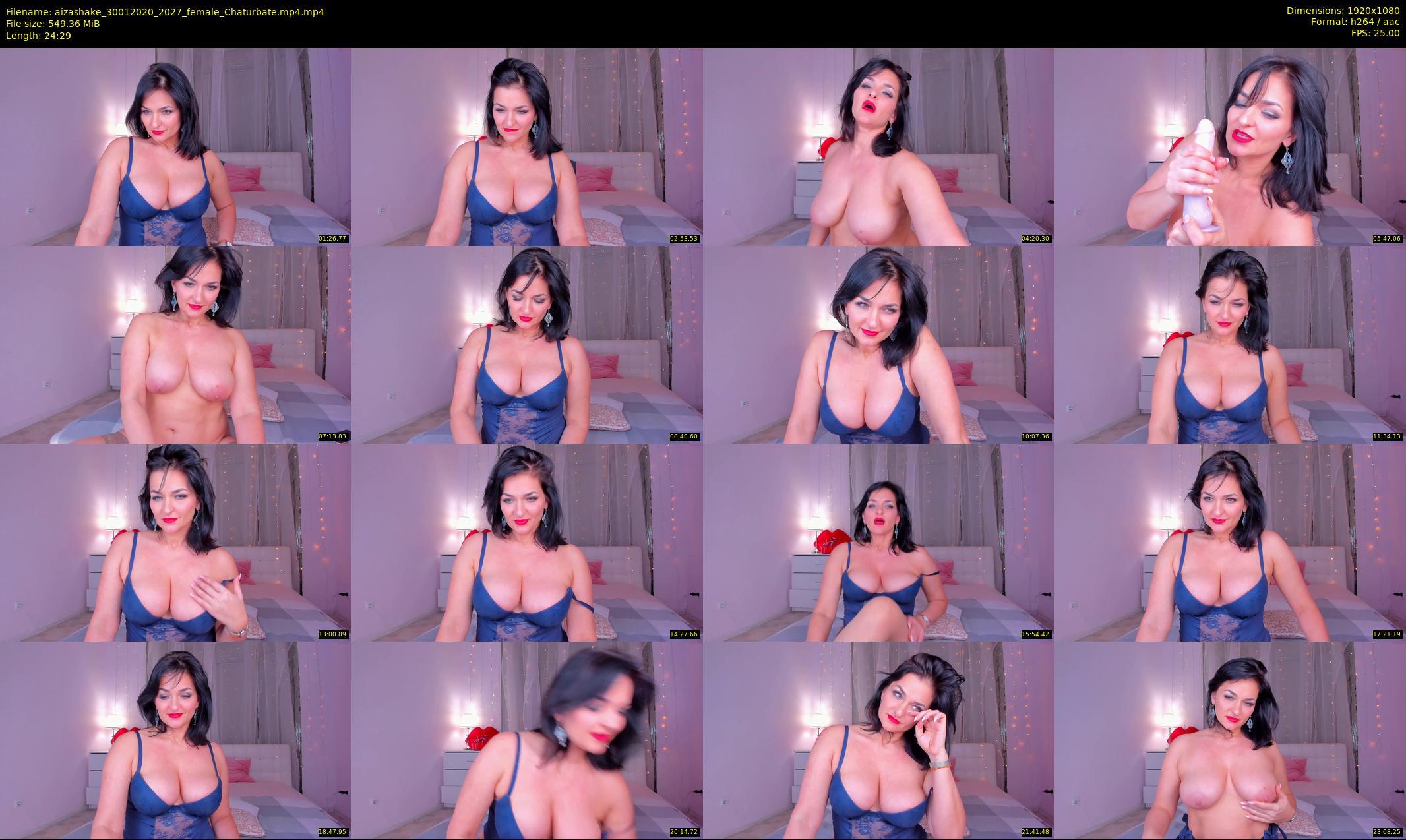 aizashake — 25 minute Chaturbate female cam show recording, 1080p, Jan 30, 2020