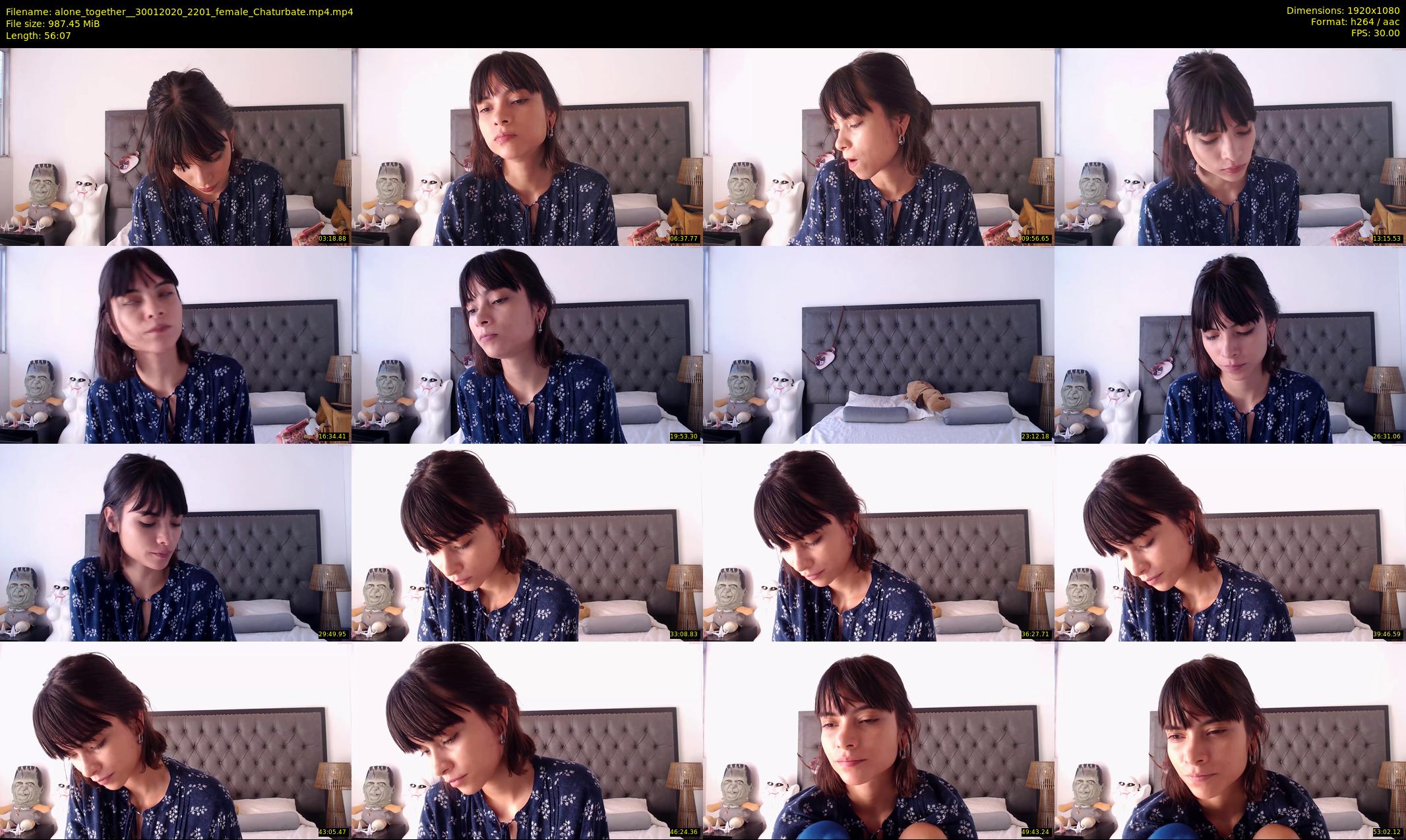 alone_together_ — 57 minute Chaturbate female cam show recording, 1080p, Jan 30, 2020