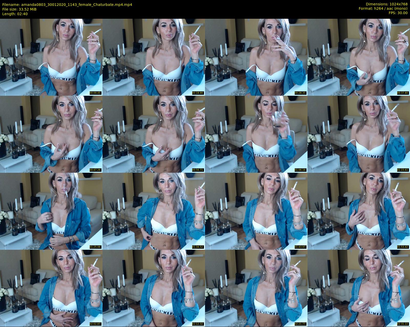 amanda0803 — 3 minute Chaturbate female cam show recording, 720p, Jan 30, 2020