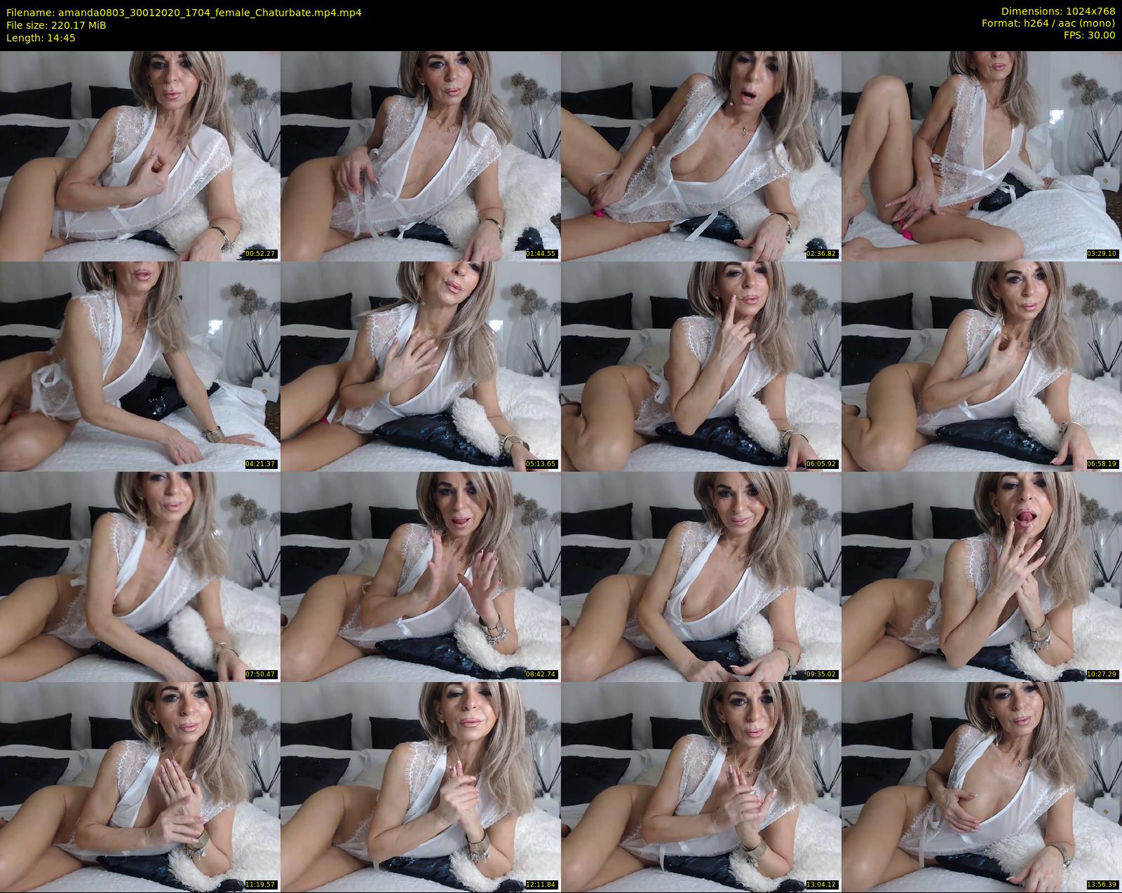 amanda0803 — 15 minute Chaturbate female cam show recording, 720p, Jan 30, 2020