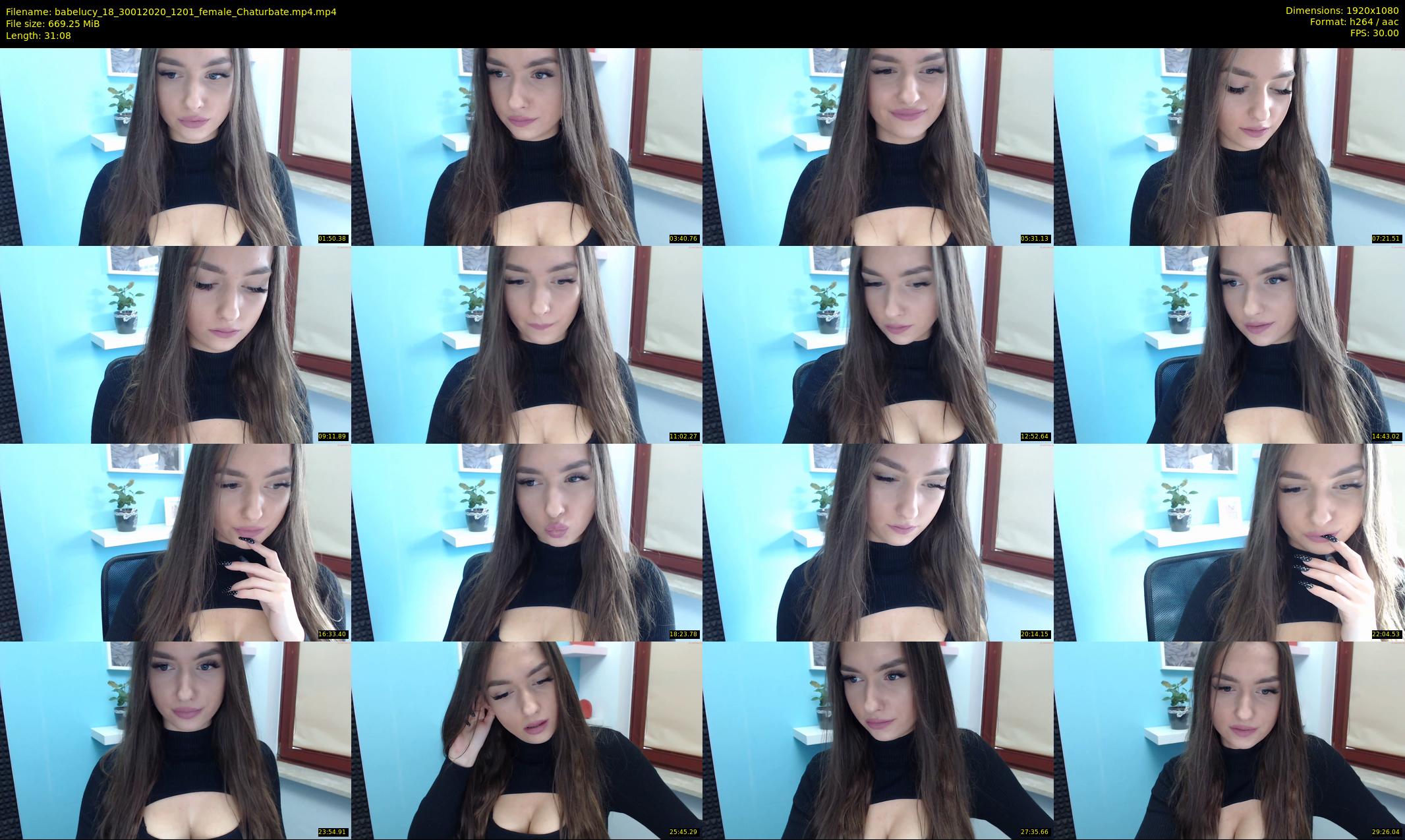 babelucy_18 — 32 minute Chaturbate female cam show recording, 1080p, Jan 30, 2020