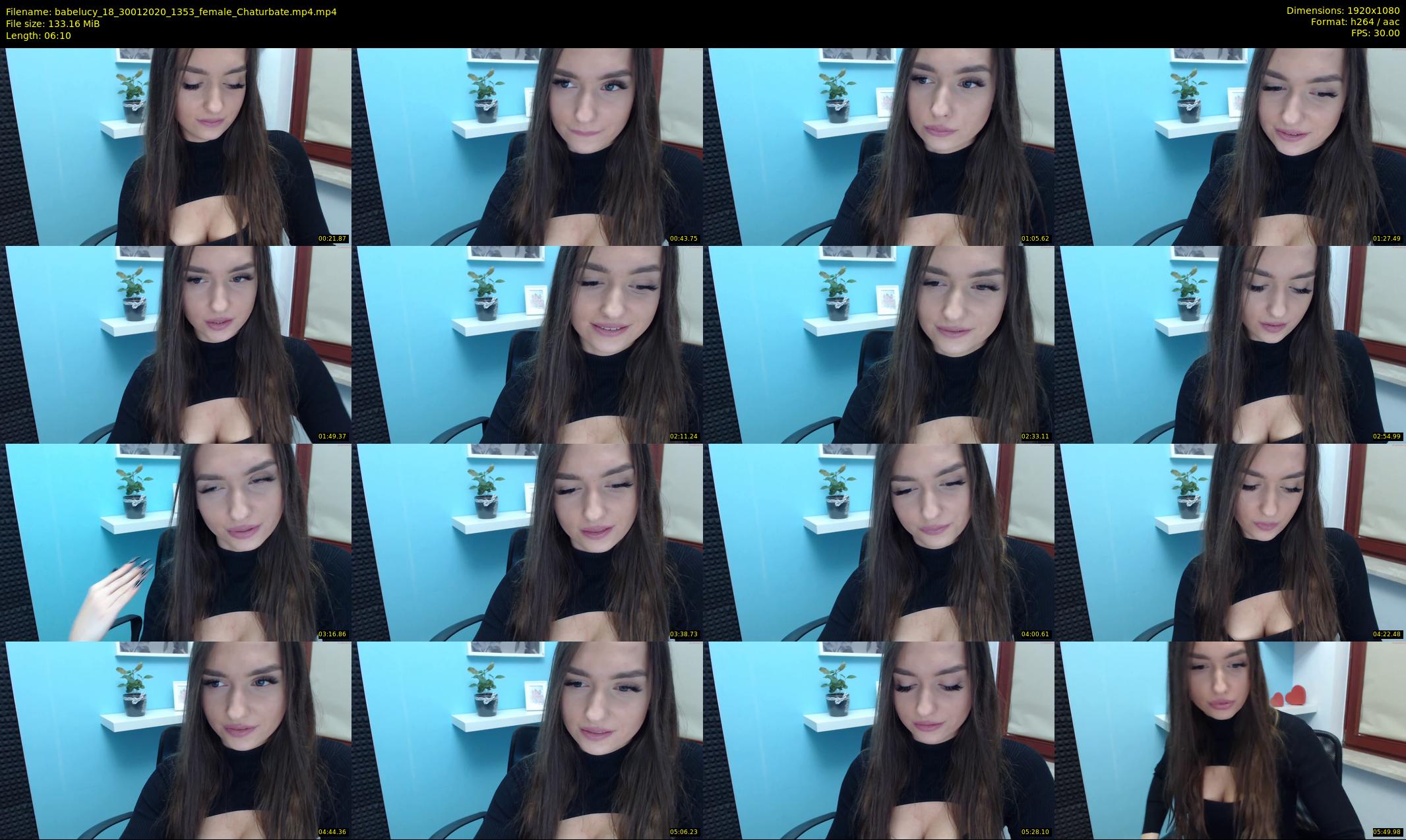 babelucy_18 — 7 minute Chaturbate female cam show recording, 1080p, Jan 30, 2020