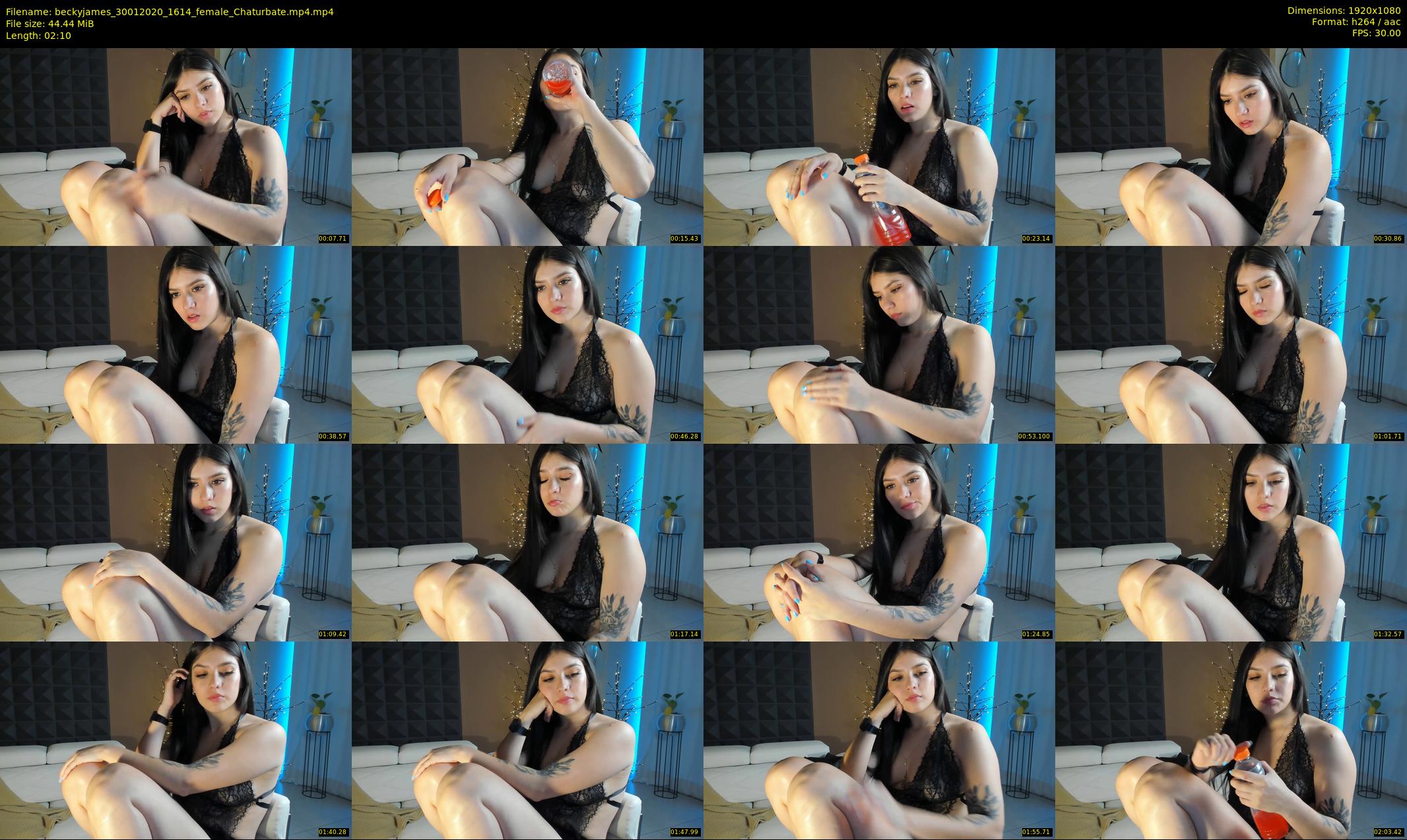 beckyjames — 3 minute Chaturbate female cam show recording, 1080p, Jan 30, 2020