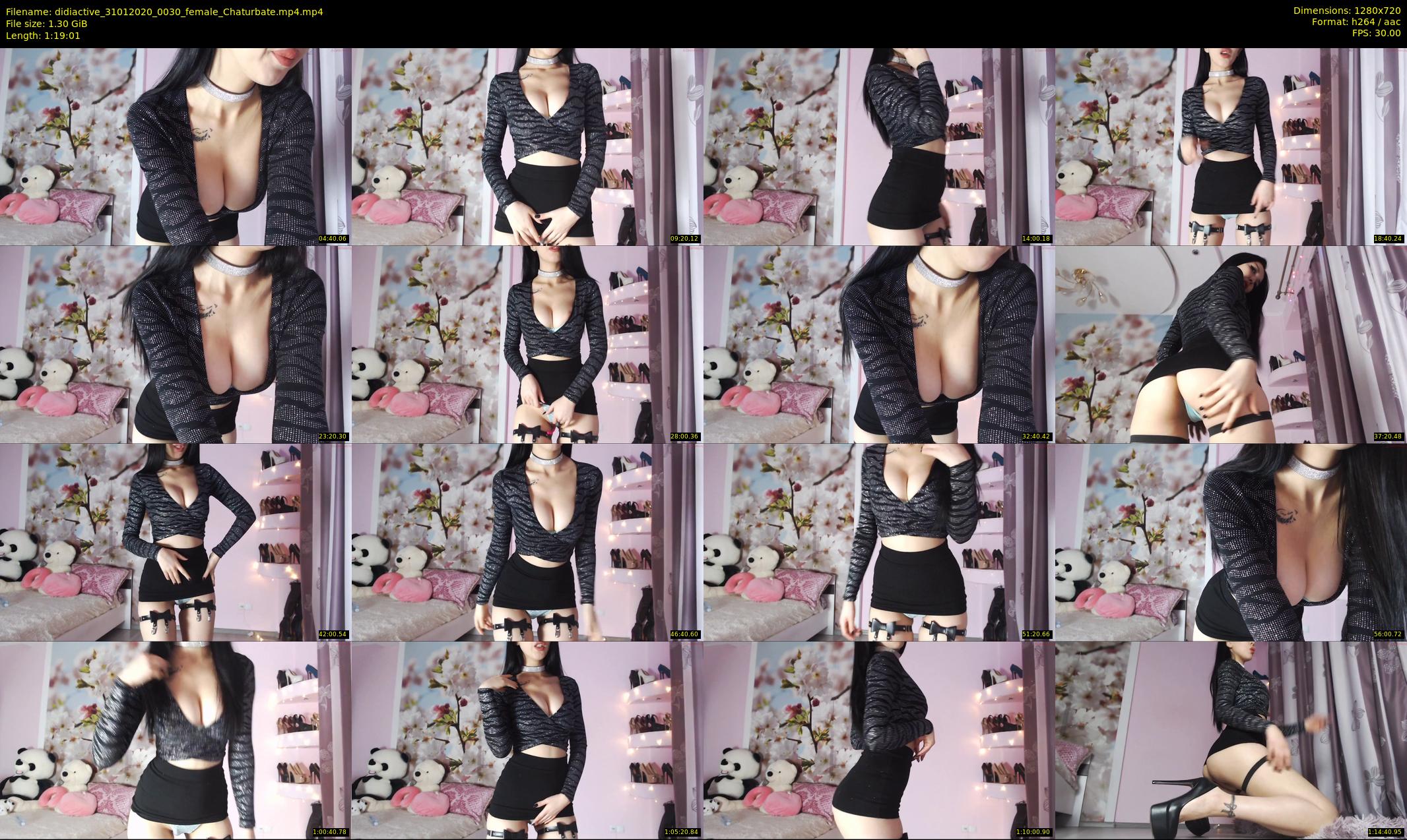 didiactive — 80 minute Chaturbate female cam show recording, 720p, Jan 31, 2020