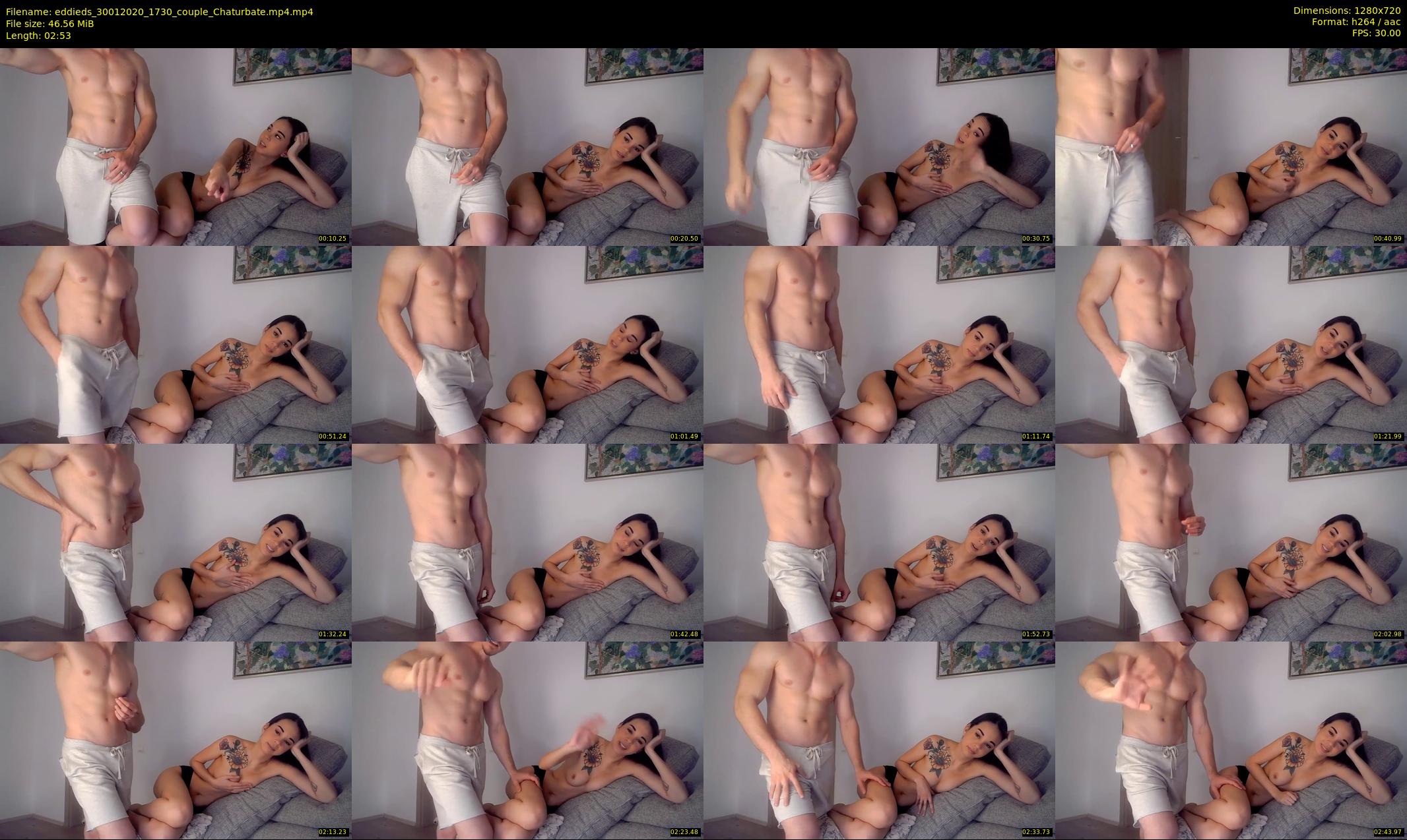 eddieds — 3 minute Chaturbate male cam show recording, 720p, Jan 30, 2020