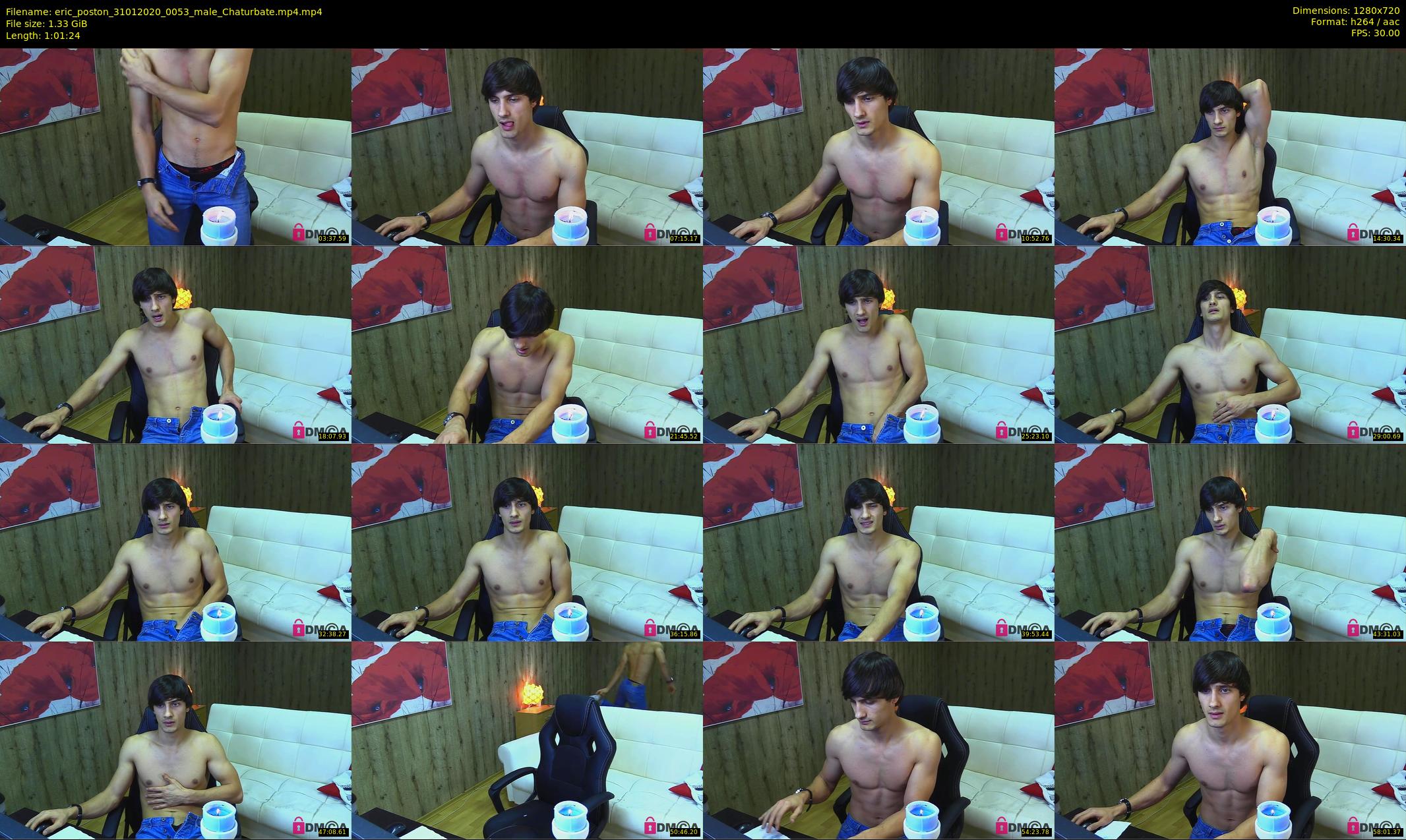 eric_poston — 62 minute Chaturbate male cam show recording, 720p, Jan 31, 2020