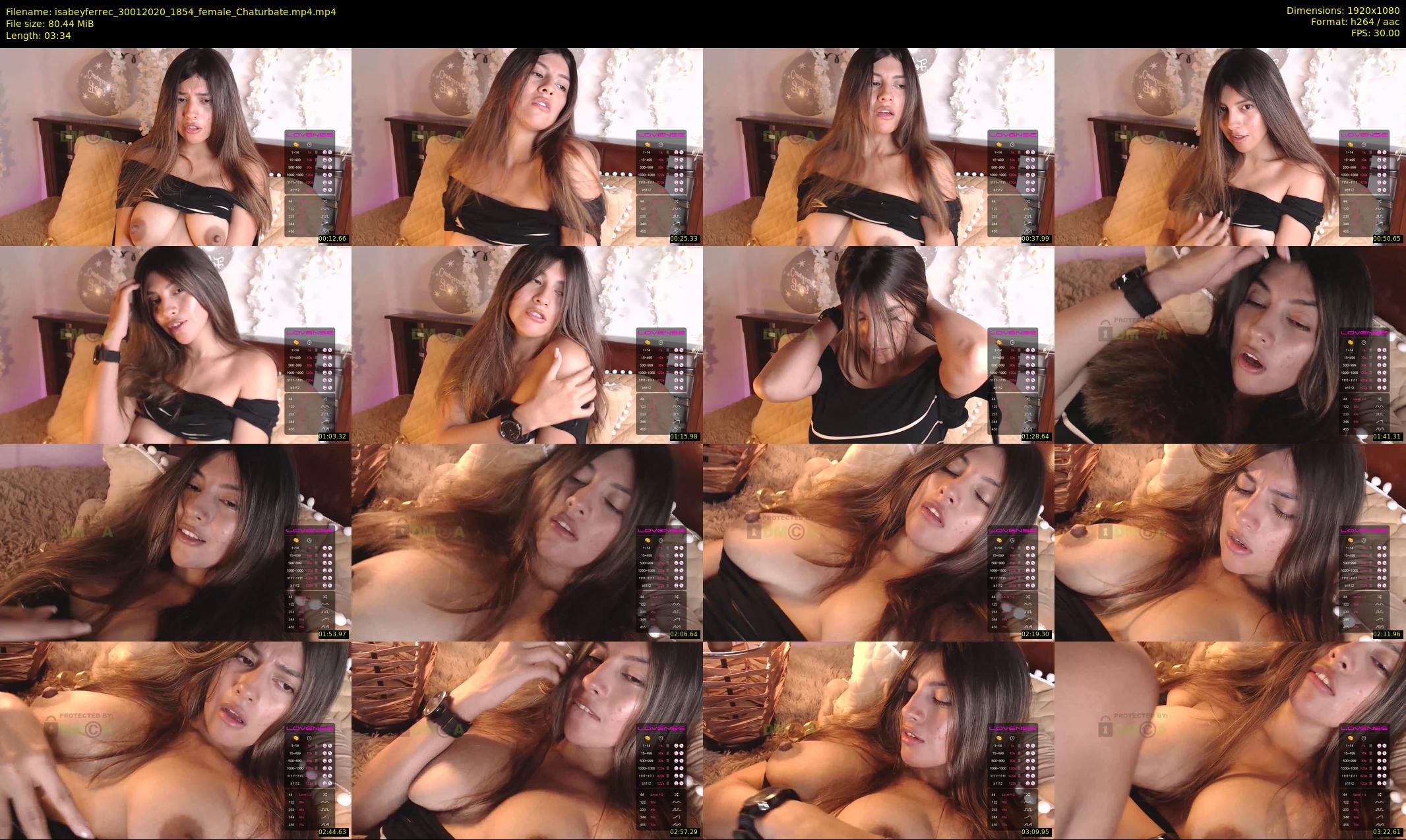 isabeyferrec — 4 minute Chaturbate female cam show recording, 1080p, Jan 30, 2020
