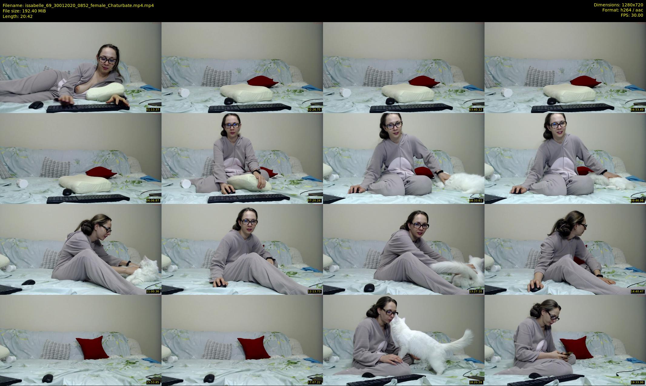 issabelle_69 — 21 minute Chaturbate couple cam show recording, 720p, Jan 30, 2020