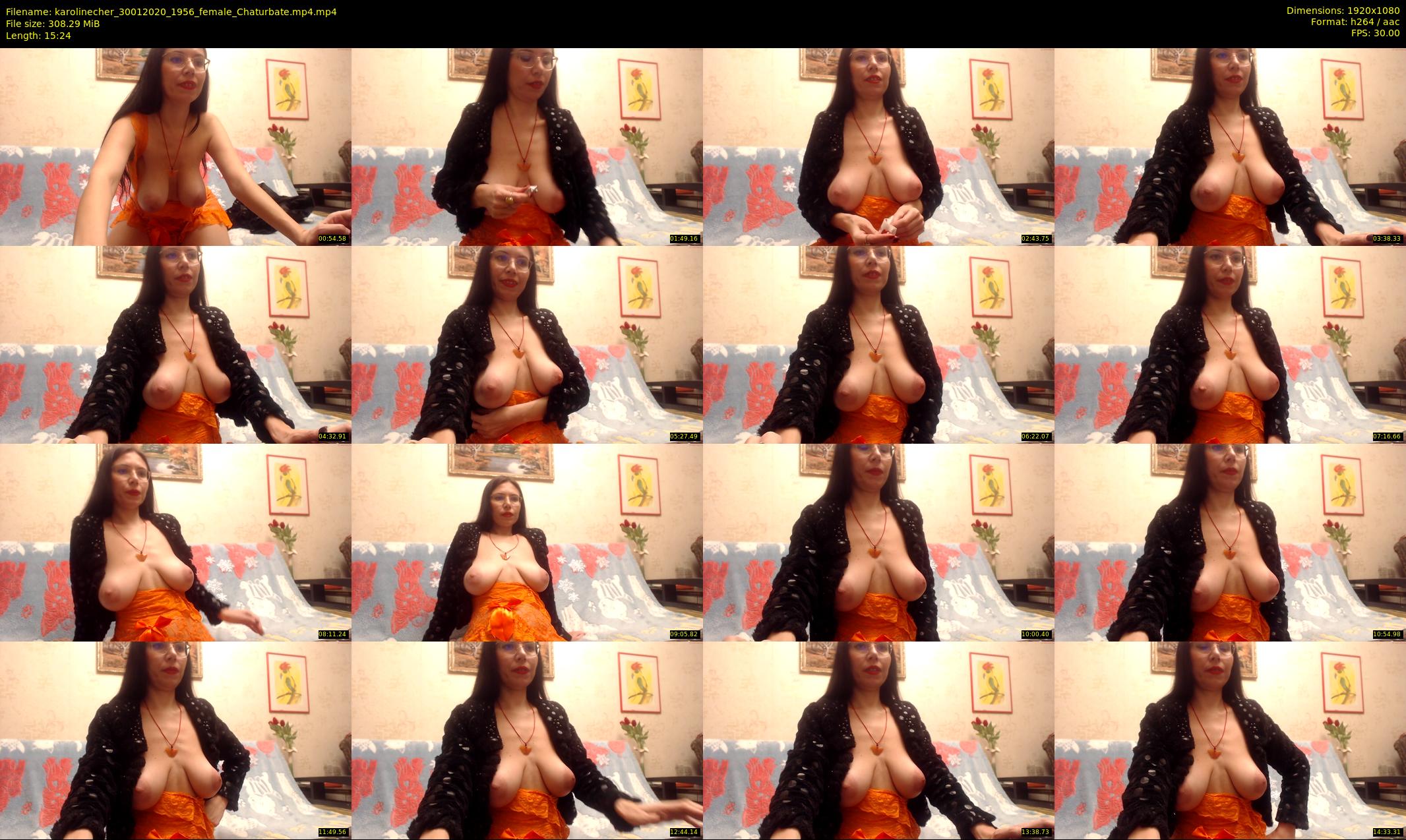 karolinecher — 16 minute Chaturbate female cam show recording, 1080p, Jan 30, 2020