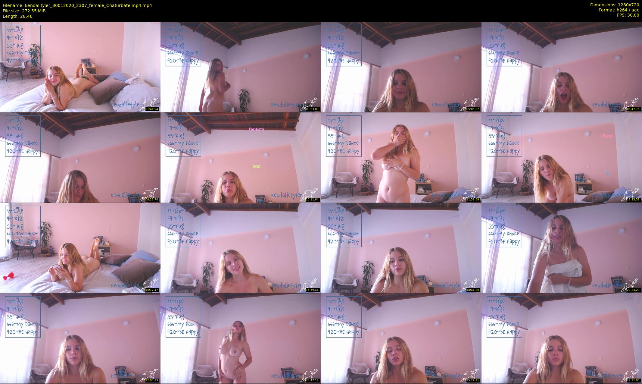kendalltyler — 29 minute Chaturbate female cam show recording, 720p, Jan 30, 2020