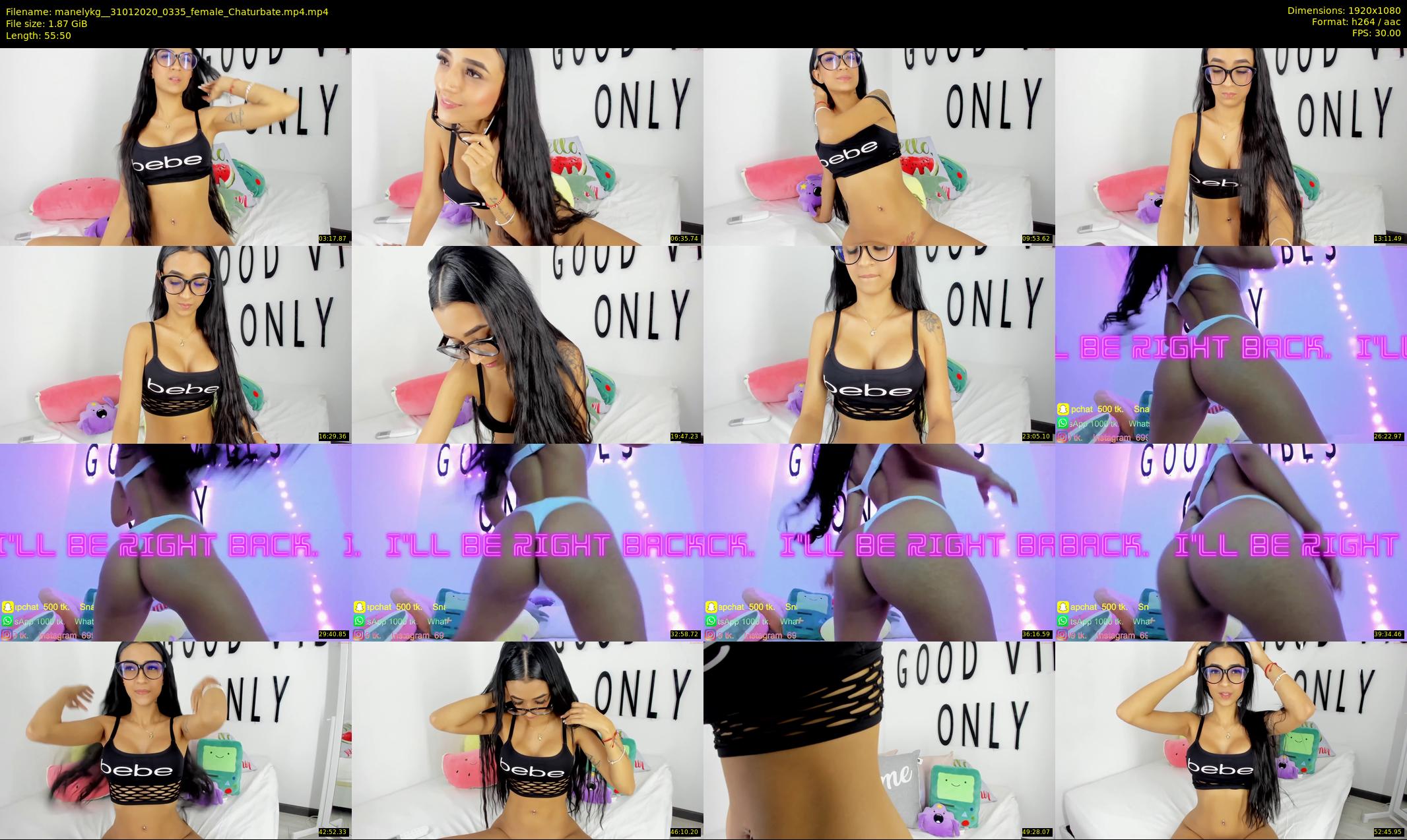 manelykg_ — 56 minute Chaturbate female cam show recording, 1080p, Jan 31, 2020
