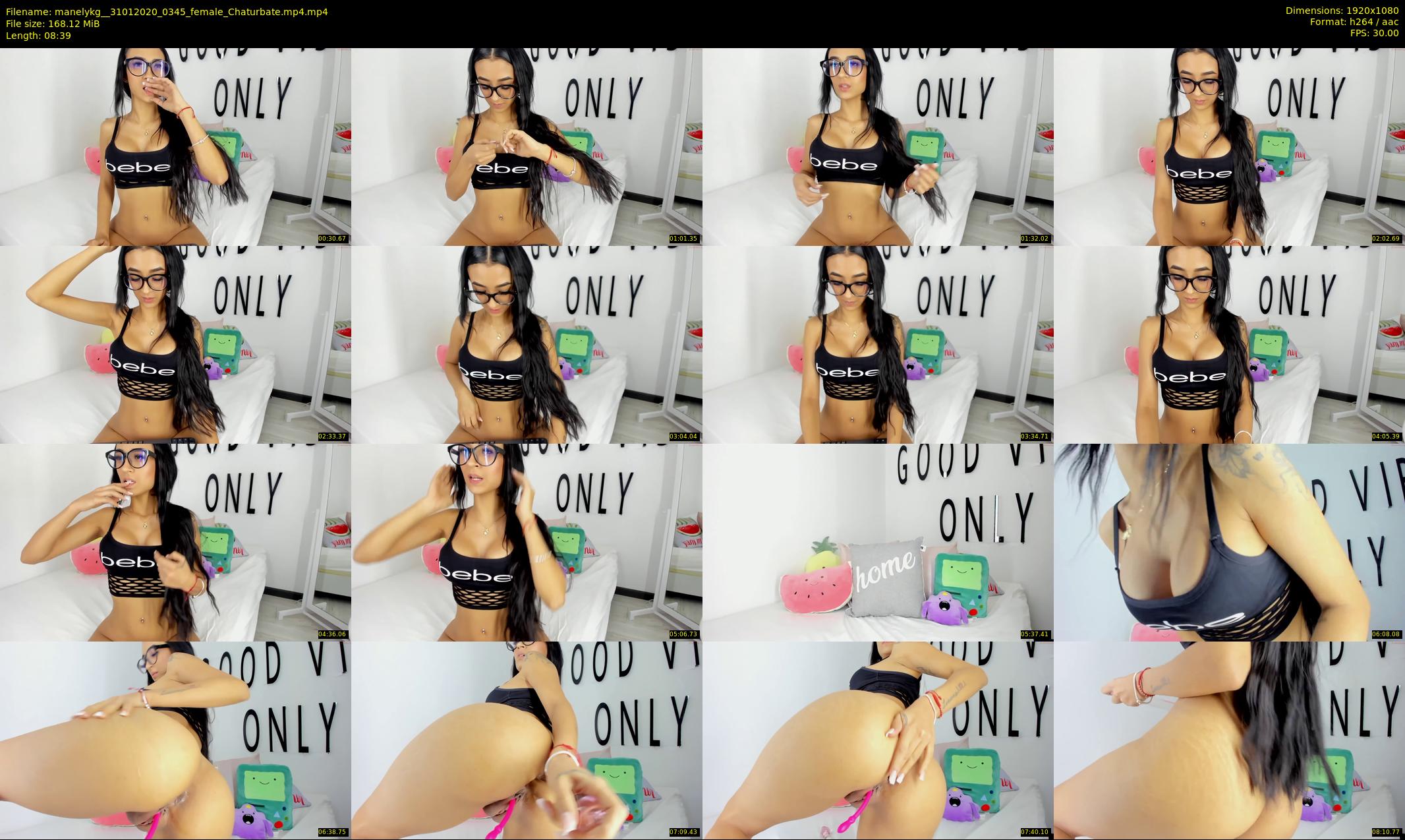 manelykg_ — 9 minute Chaturbate female cam show recording, 1080p, Jan 31, 2020