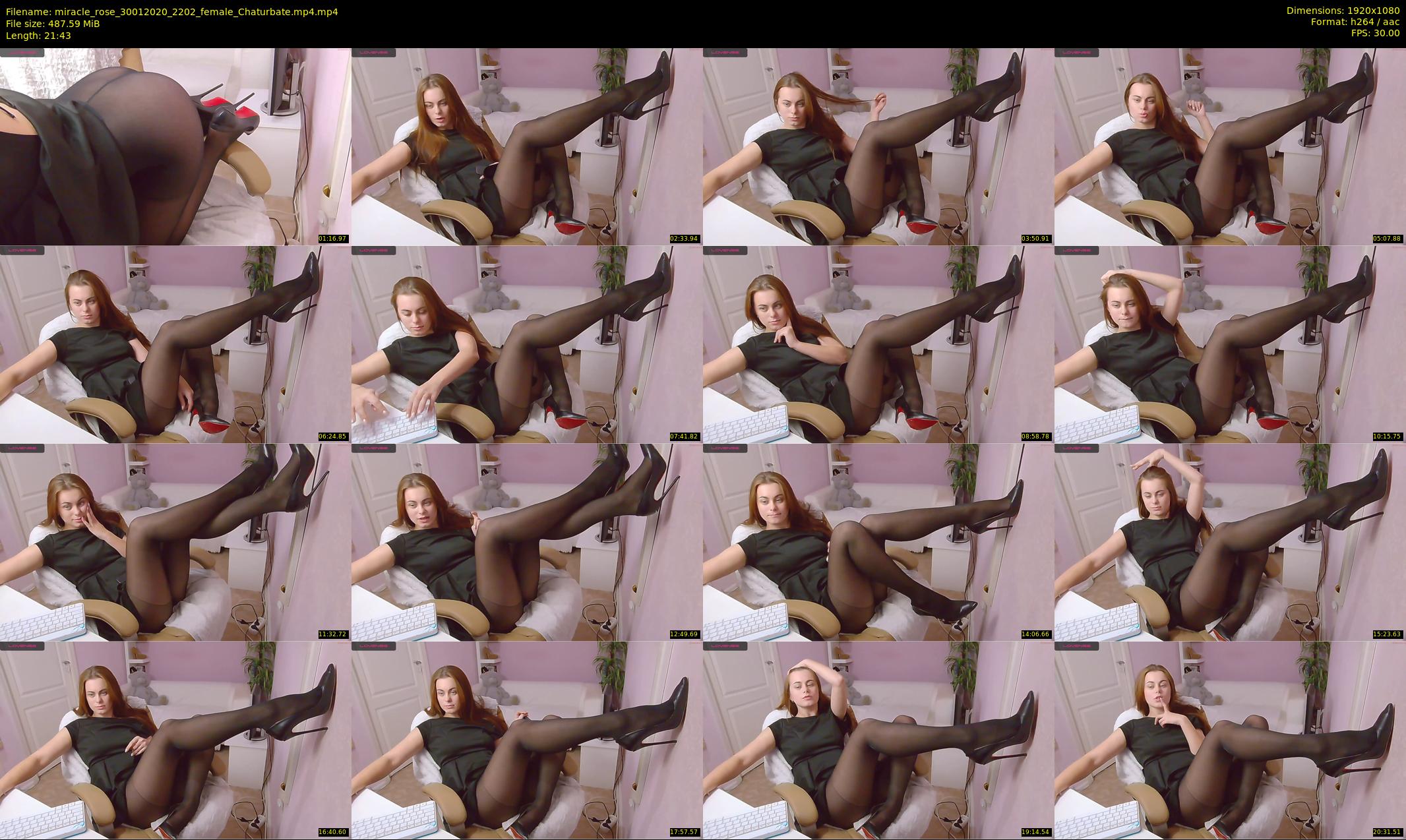 miracle_rose — 22 minute Chaturbate female cam show recording, 1080p, Jan 30, 2020