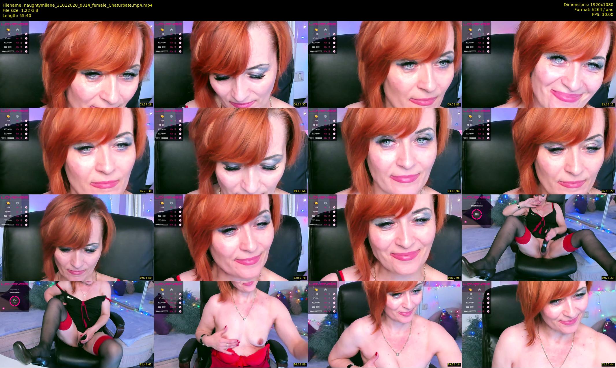 naughtymilane — 56 minute Chaturbate female cam show recording, 1080p, Jan 31, 2020