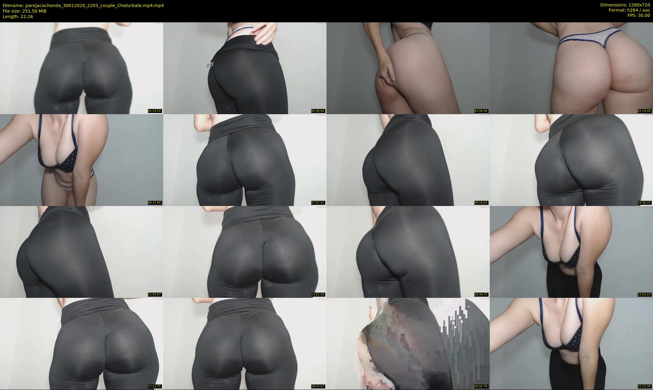 parejacachonda — 23 minute Chaturbate couple cam show recording, 720p, Jan 30, 2020