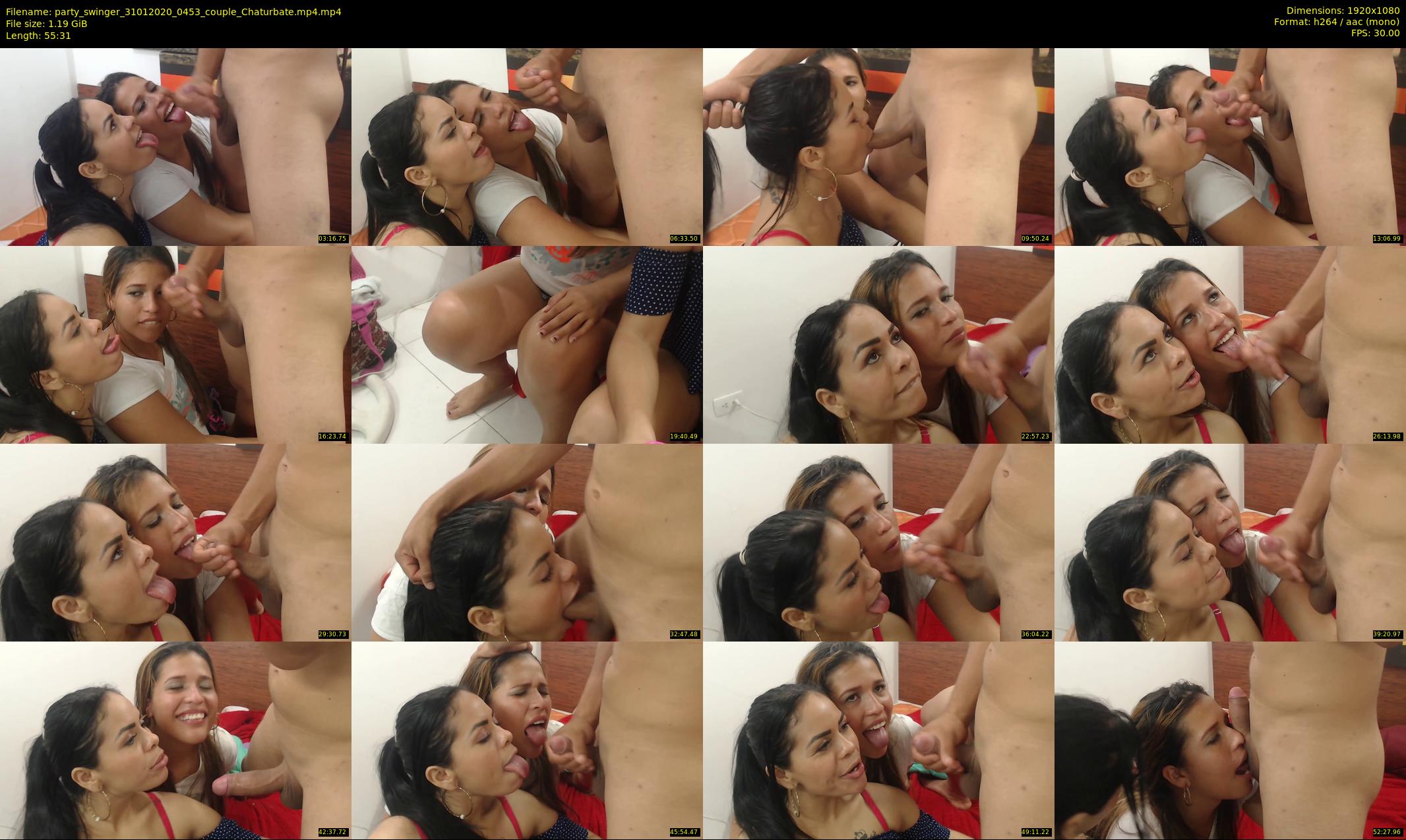 party_swinger — 56 minute Chaturbate couple cam show recording, 1080p, Jan 31, 2020